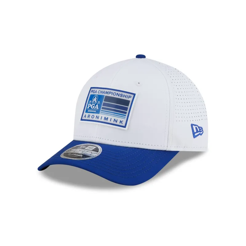 2026 PGA Championship Aronimink Performance White Royal 9FORTY M-Crown Snapback Hat made by New Era