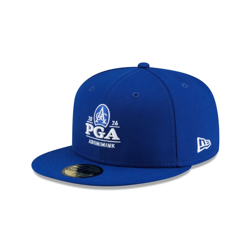 2026 PGA Championship Aronimink Light Royal 59FIFTY Fitted Hat made by New Era