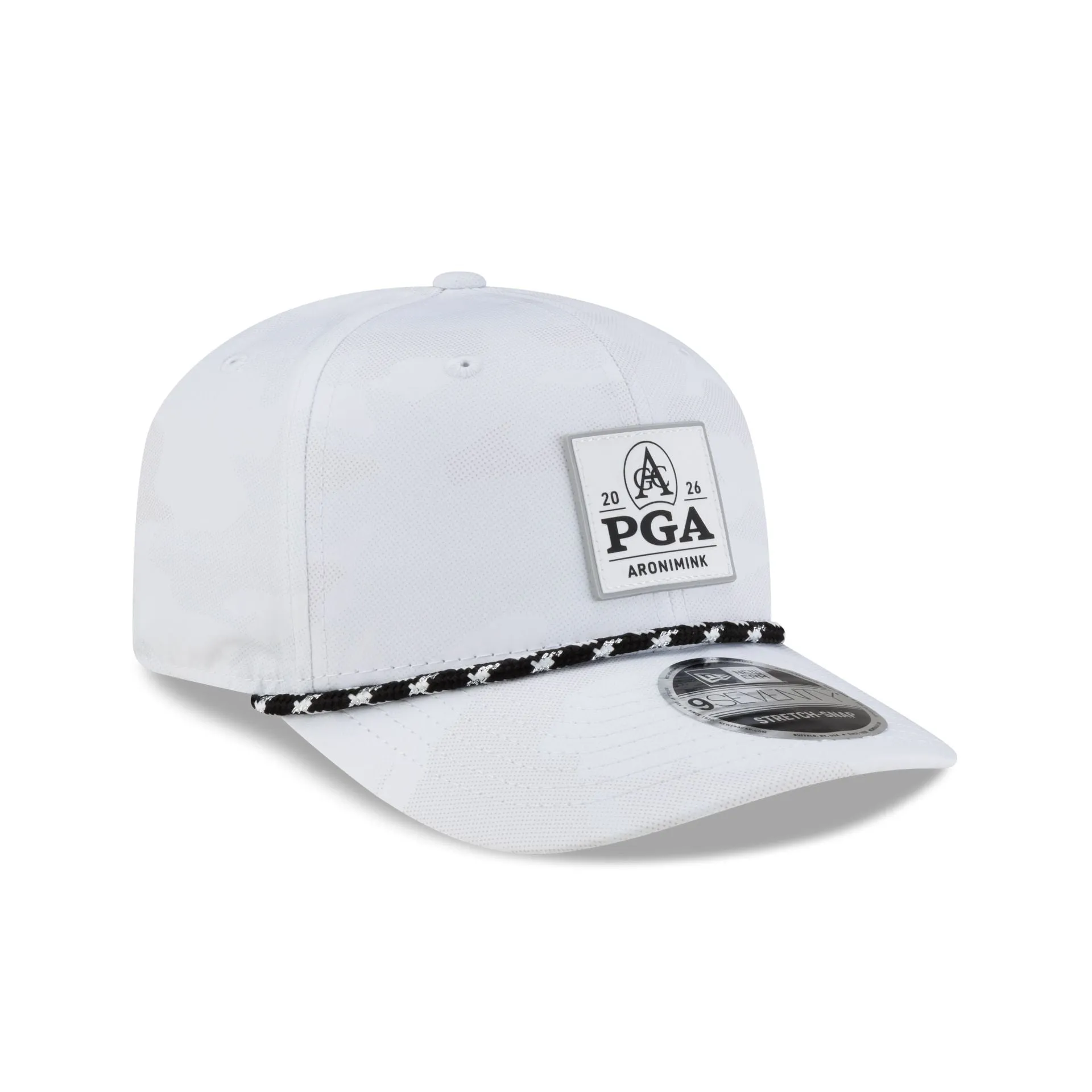 2026 PGA Championship Aronimink Black Camo 9SEVENTY Stretch-Snap Hat sold by New Era product image thumbnail 3