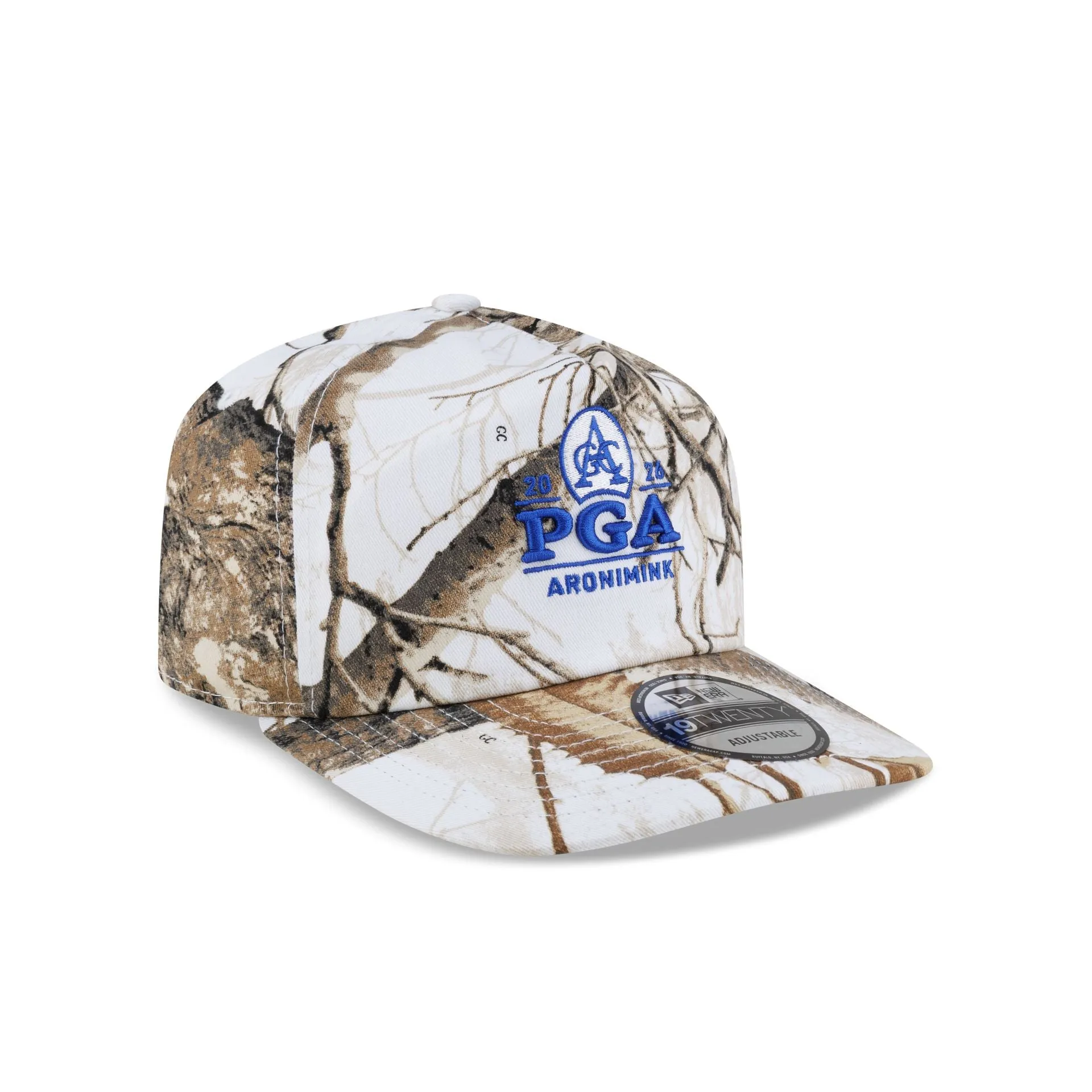 2026 PGA Championship Aronimink Realtree White 19TWENTY Adjustable Hat sold by New Era product image thumbnail 3