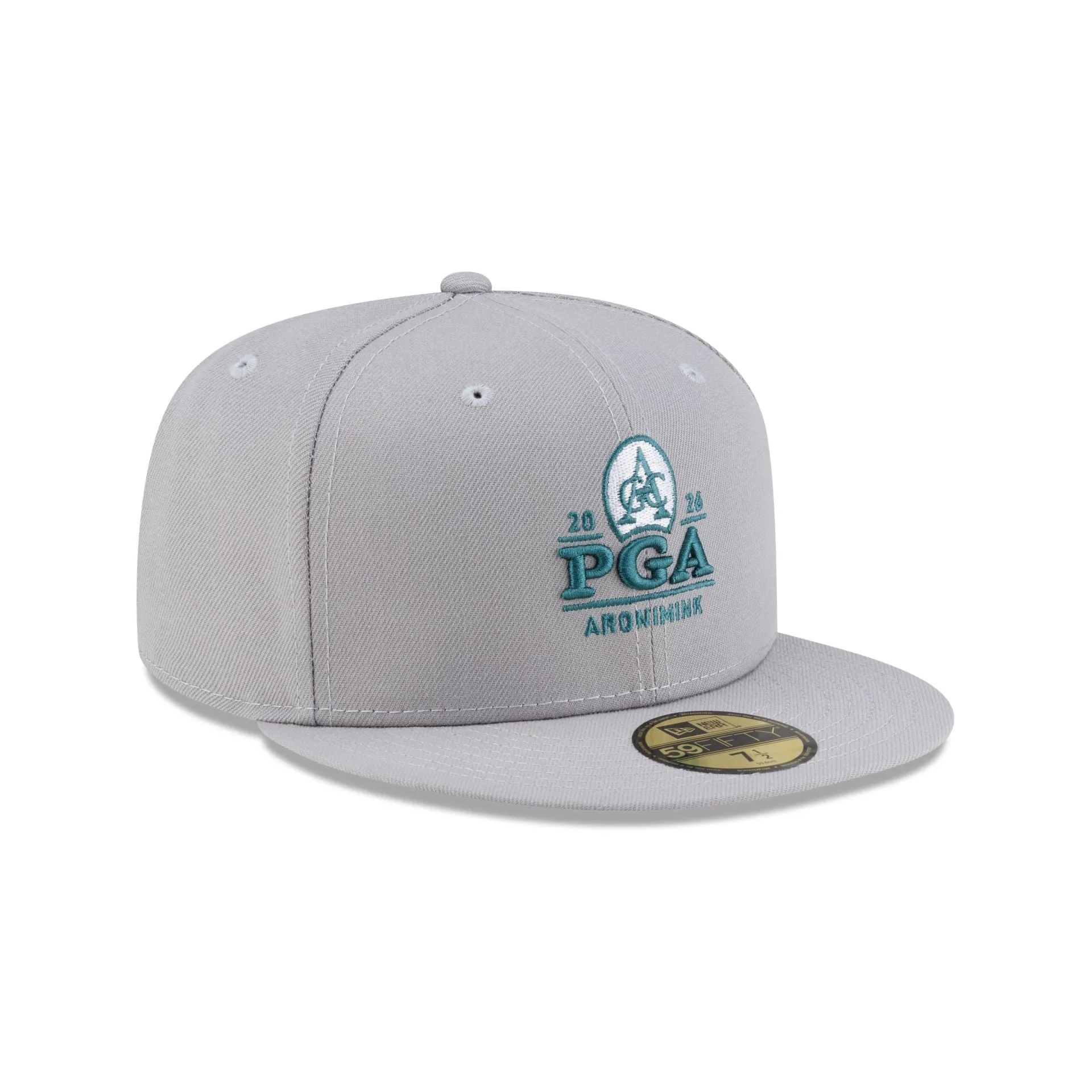 2026 PGA Championship Aronimink Gray 59FIFTY Fitted Hat sold by New Era product image thumbnail 3