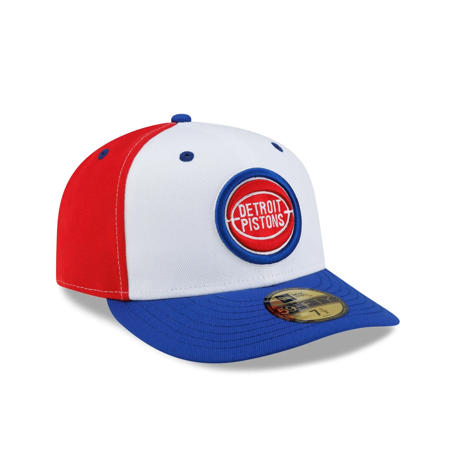 Detroit Pistons Hardwood Classics 90s White 59FIFTY Fitted Hat sold by New Era product image thumbnail 3