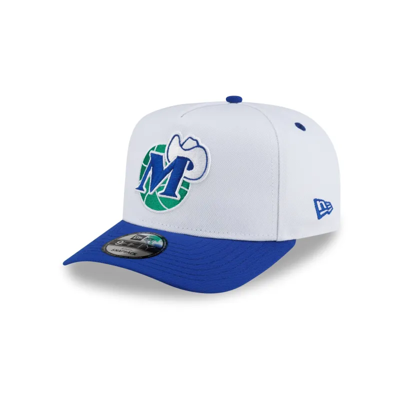 Dallas Mavericks Hardwood Classics 90s Panel 9FIFTY A-Frame Snapback Hat made by New Era