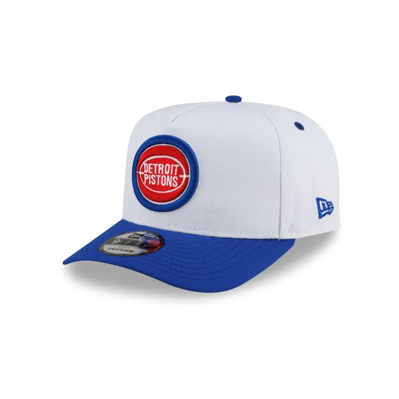 Detroit Pistons Hardwood Classics 90s Panel 9FIFTY A-Frame Snapback Hat made by New Era