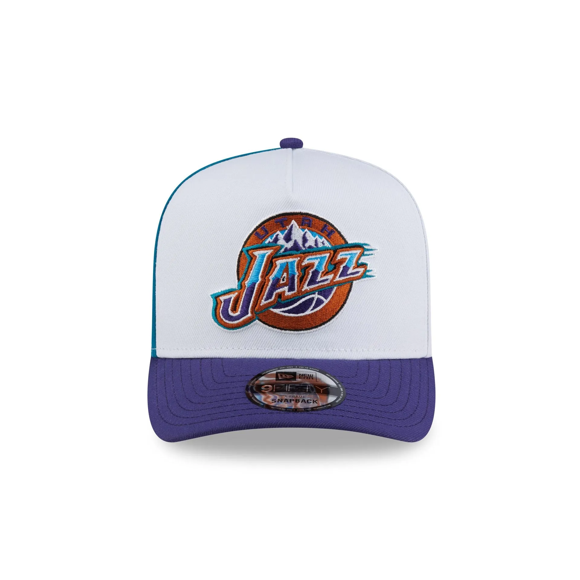 Utah Jazz Hardwood Classics 90s Panel 9FIFTY A-Frame Snapback Hat sold by New Era product image thumbnail 2