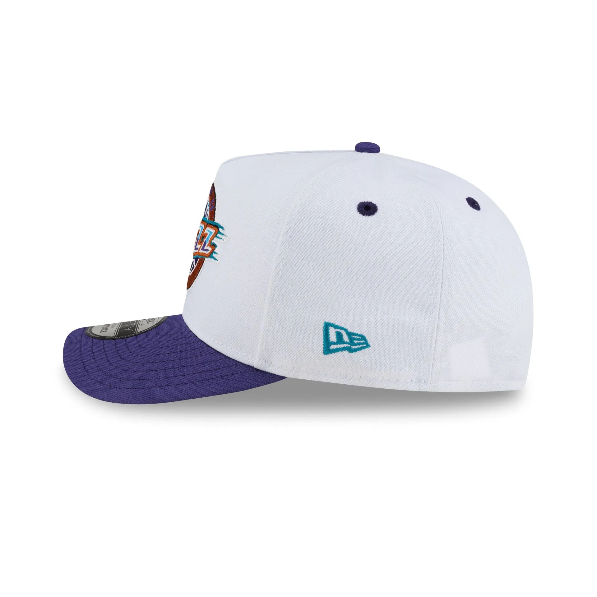Utah Jazz Hardwood Classics 90s Panel 9FIFTY A-Frame Snapback Hat sold by New Era product image thumbnail 4