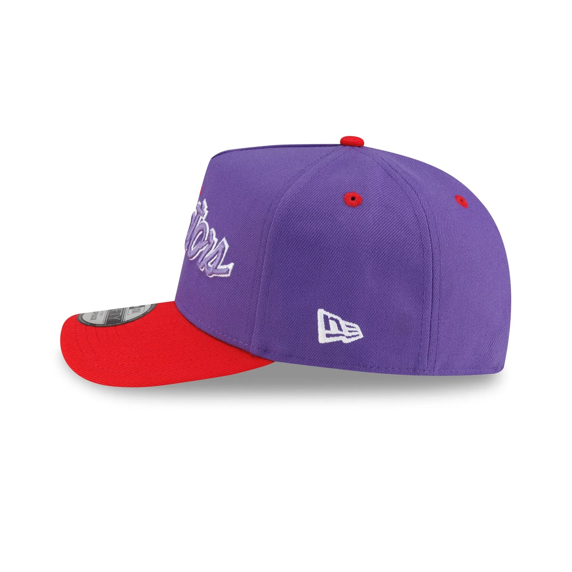 Toronto Raptors Hardwood Classics 90s Script 9FIFTY A-Frame Snapback Hat sold by New Era product image thumbnail 5