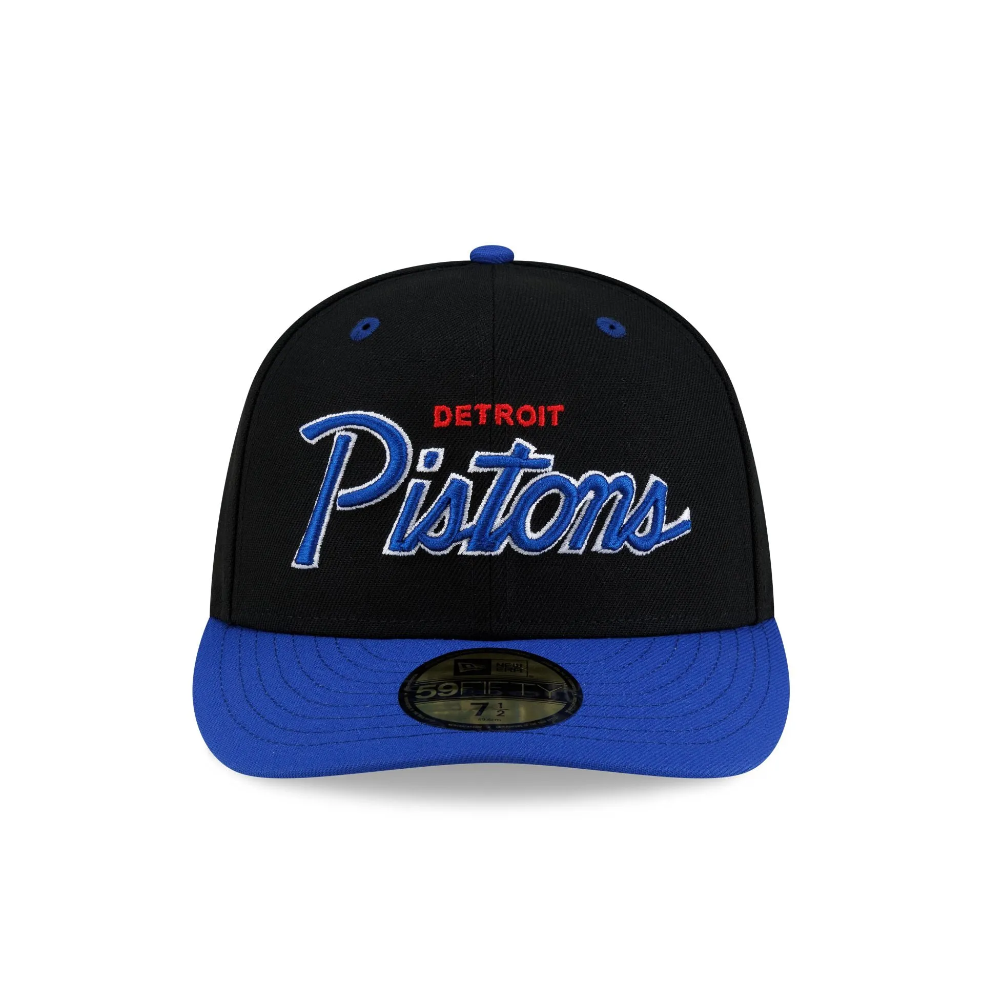 Detroit Pistons Hardwood Classics 90s Script 59FIFTY Fitted Hat sold by New Era product image thumbnail 2