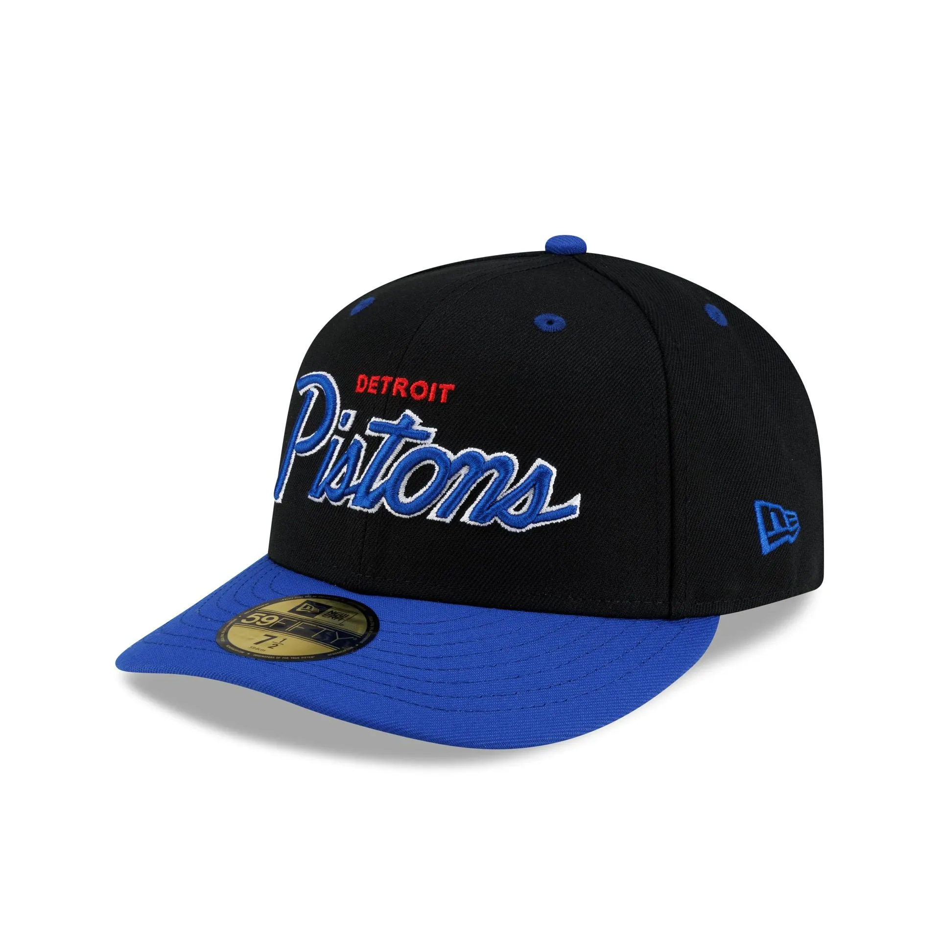 Detroit Pistons Hardwood Classics 90s Script 59FIFTY Fitted Hat sold by New Era product image thumbnail 3