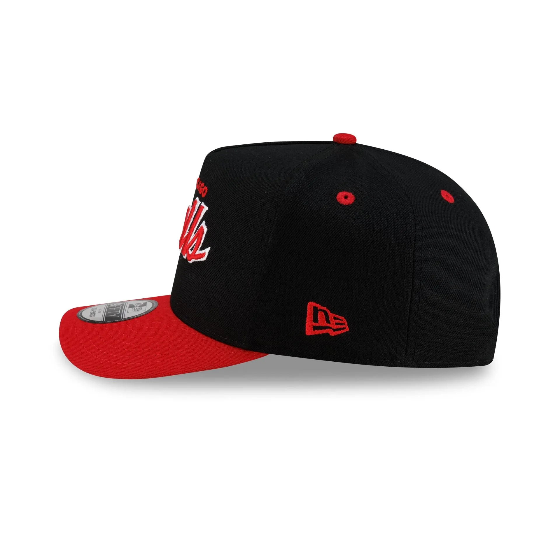 Chicago Bulls Hardwood Classics 90s Script 9FIFTY A-Frame Snapback Hat sold by New Era product image thumbnail 5
