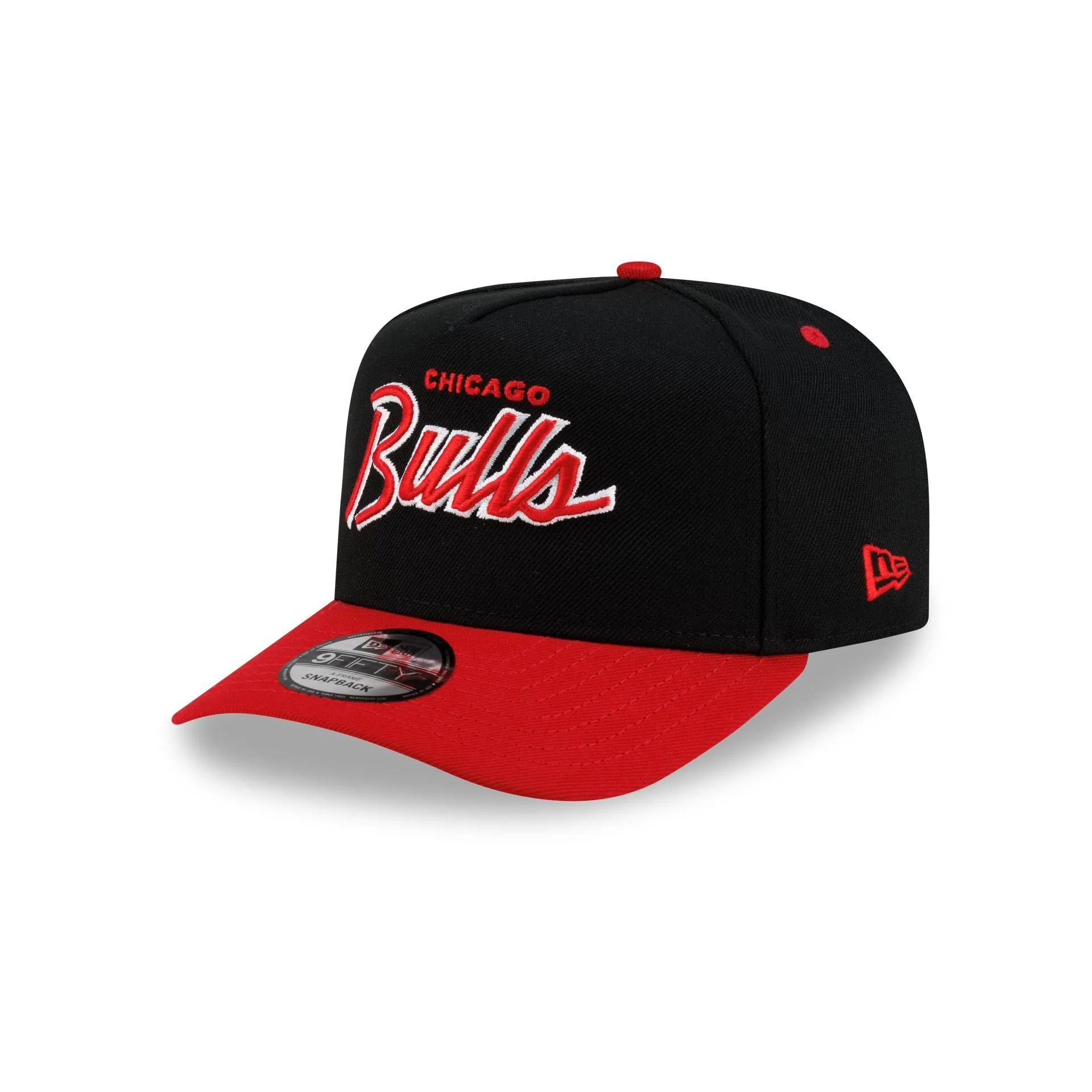 Chicago Bulls Hardwood Classics 90s Script 9FIFTY A-Frame Snapback Hat sold by New Era product image thumbnail 3
