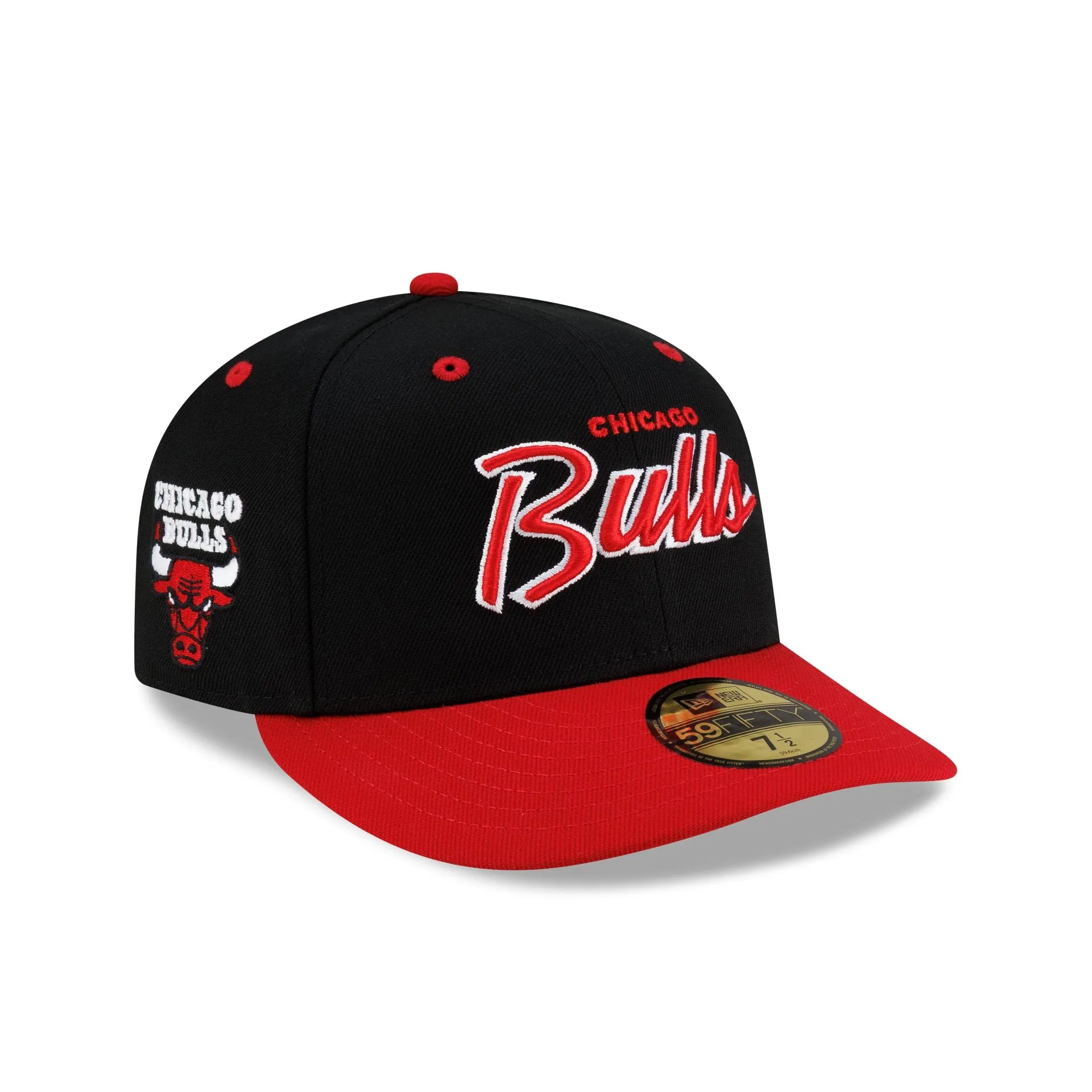 Chicago Bulls Hardwood Classics 90s Script 59FIFTY Fitted Hat sold by New Era