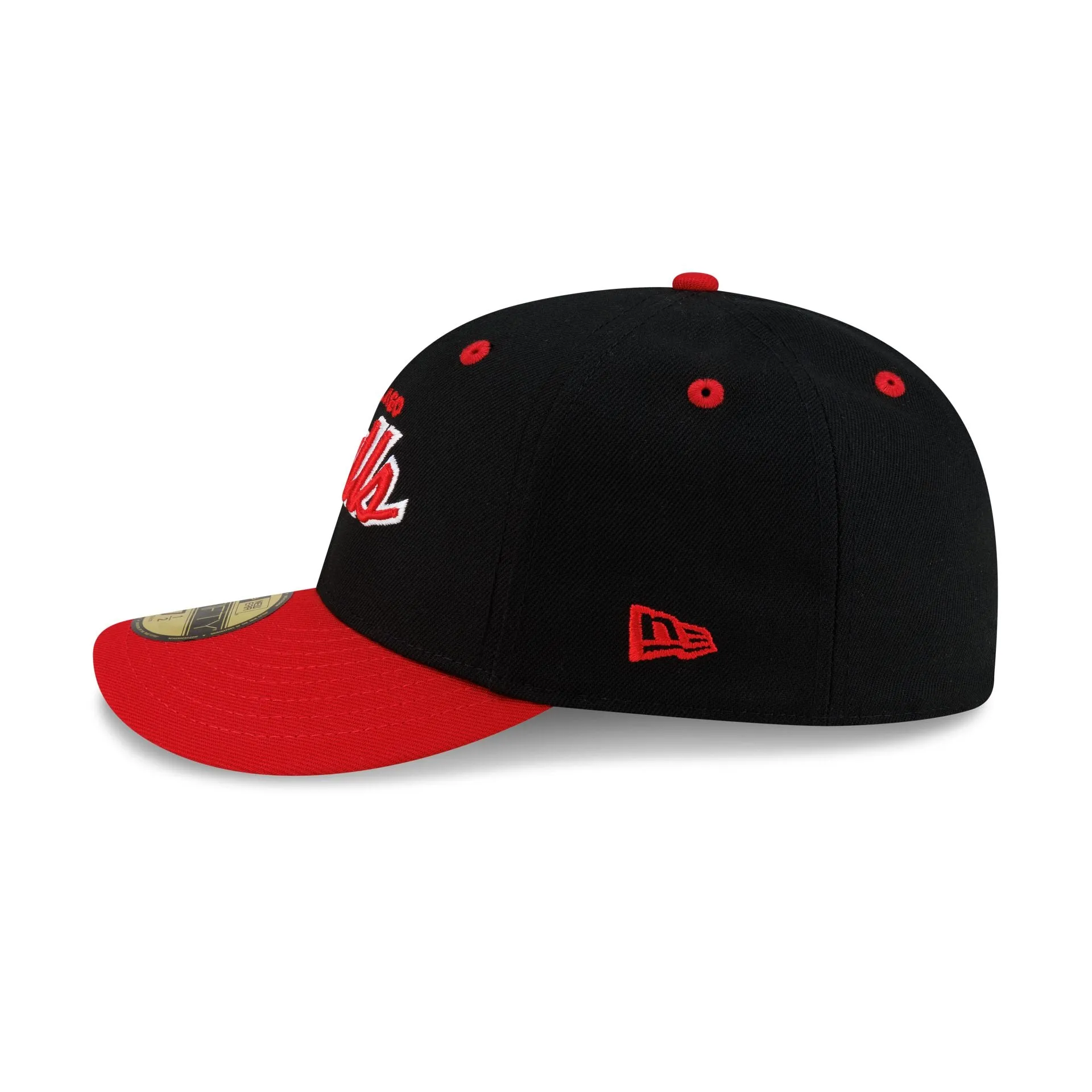 Chicago Bulls Hardwood Classics 90s Script 59FIFTY Fitted Hat sold by New Era product image thumbnail 5