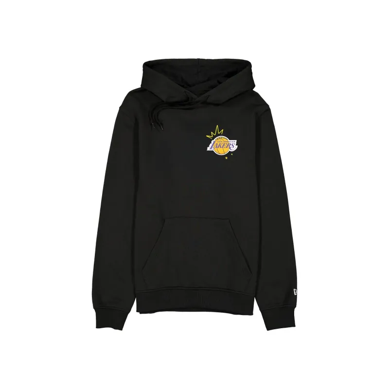 Los Angeles Lakers Hardwood Classics 90s Hoodie made by New Era