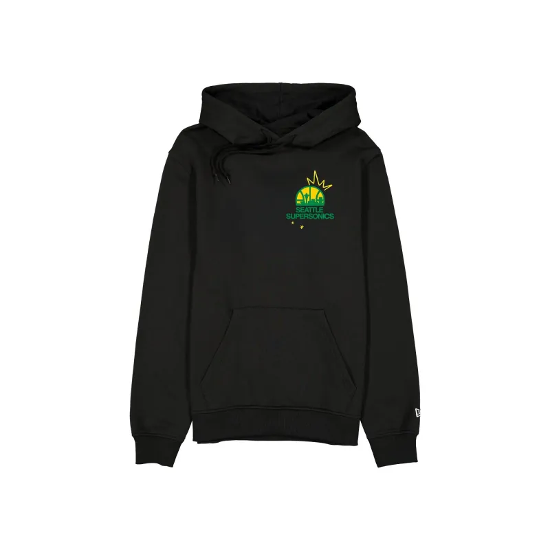 Seattle Supersonics Hardwood Classics 90s Hoodie made by New Era