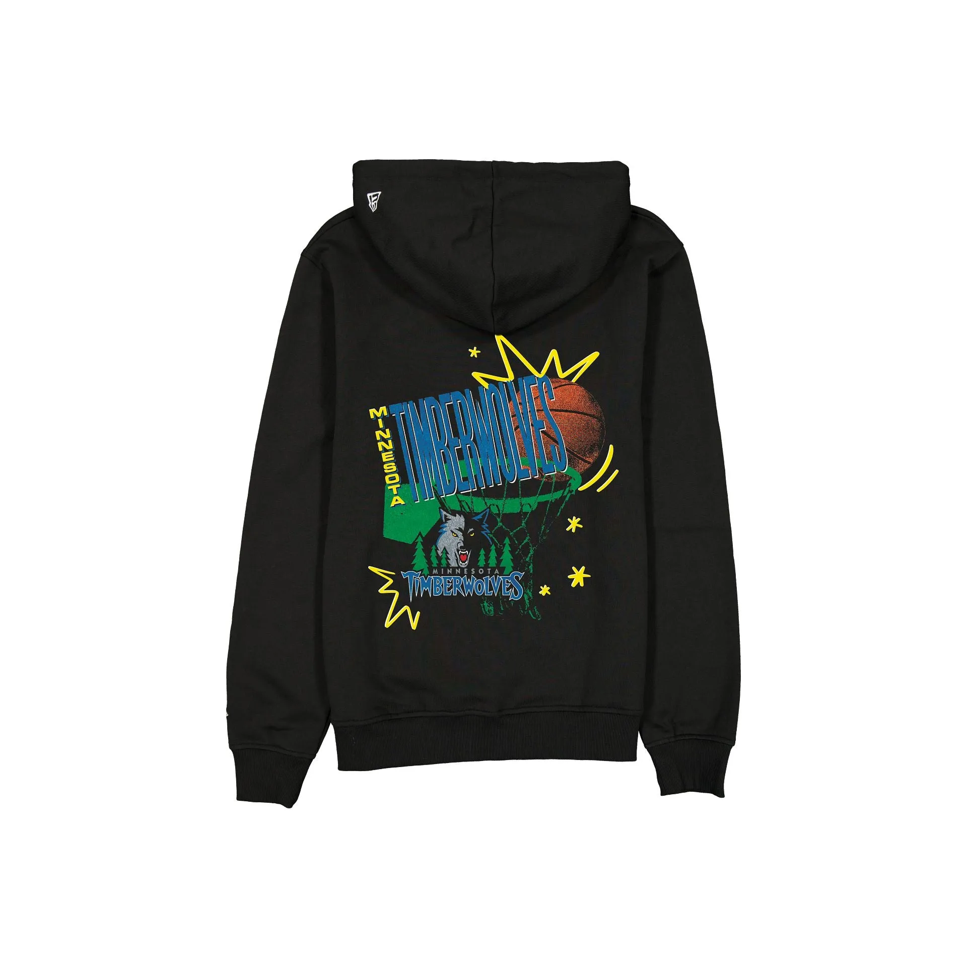 Minnesota Timberwolves Hardwood Classics 90s Hoodie sold by New Era product image thumbnail 2