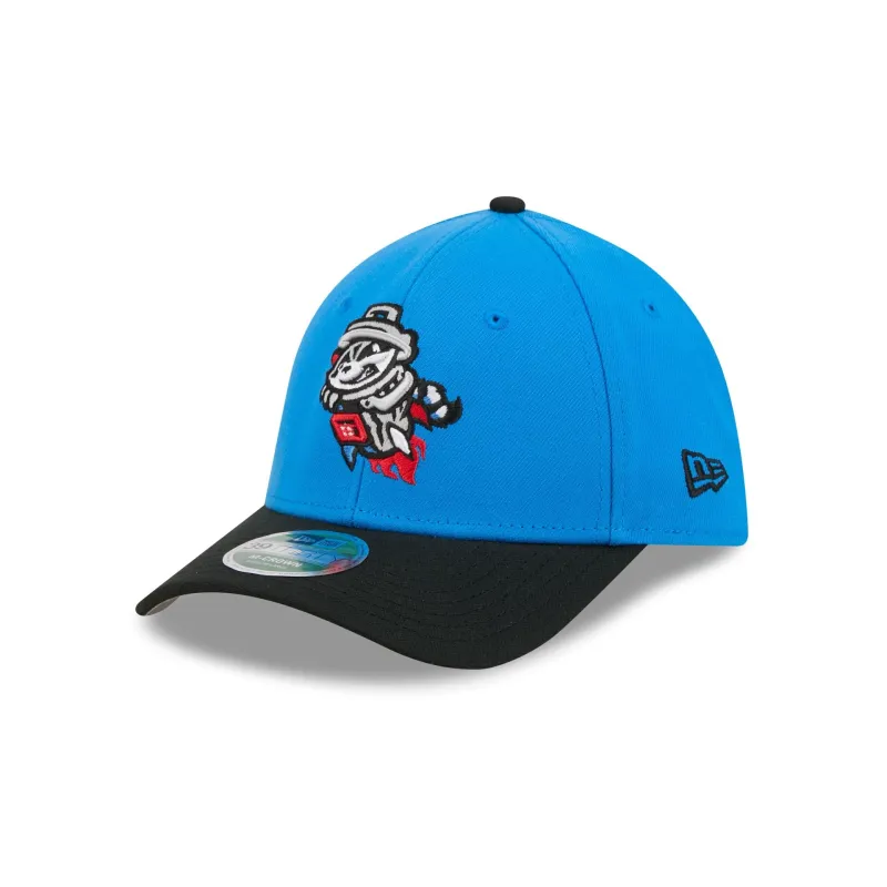 Rocket City Trash Pandas Authentic Collection Player Replica 39THIRTY M-Crown Stretch Fit Hat made by New Era