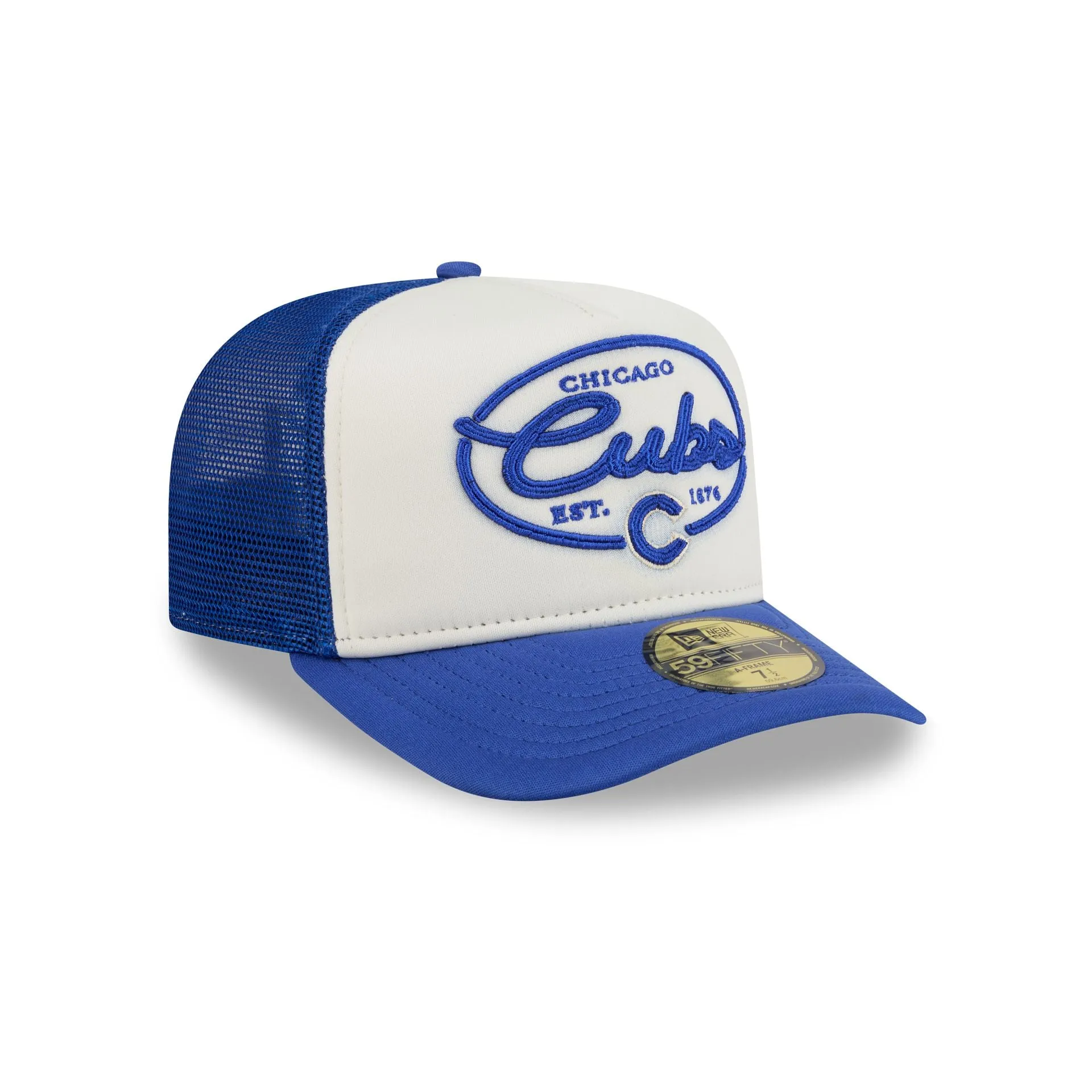 Chicago Cubs Chrome 59FIFTY Fitted Trucker Hat sold by New Era product image thumbnail 3