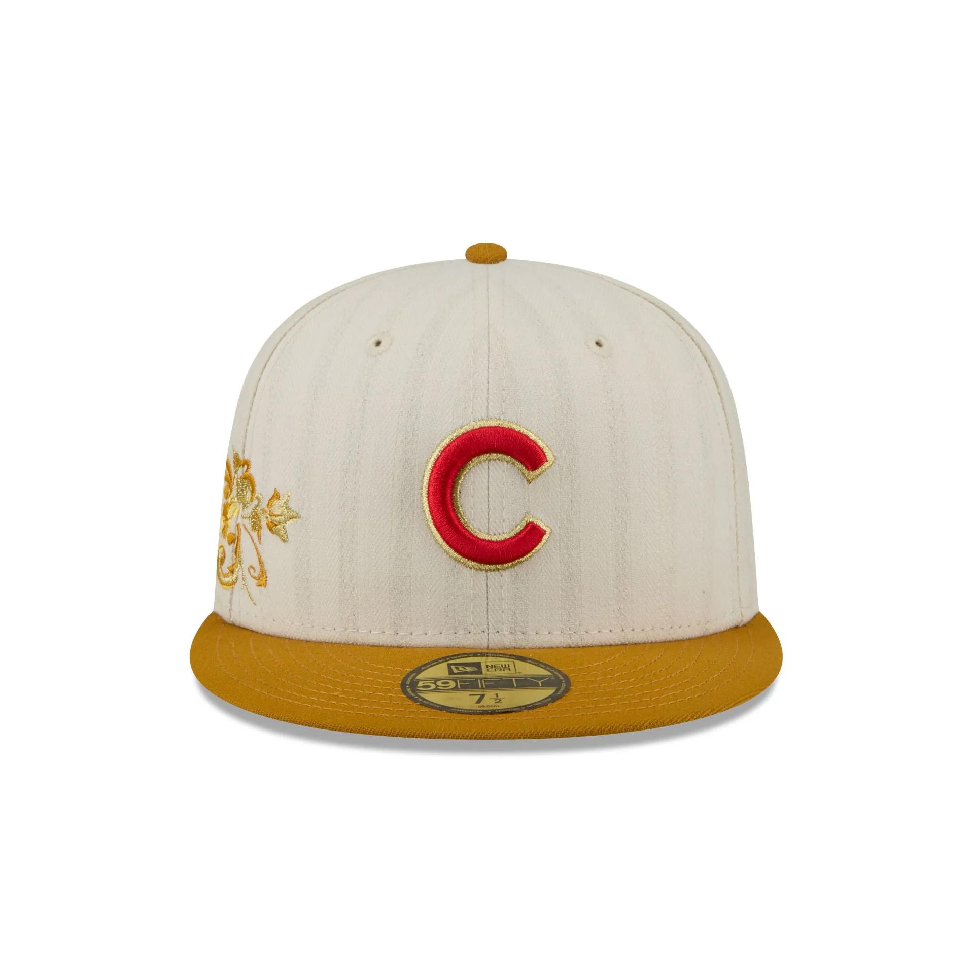 Chicago Cubs Chrome Herringbone 59FIFTY Fitted Hat sold by New Era product image thumbnail 2