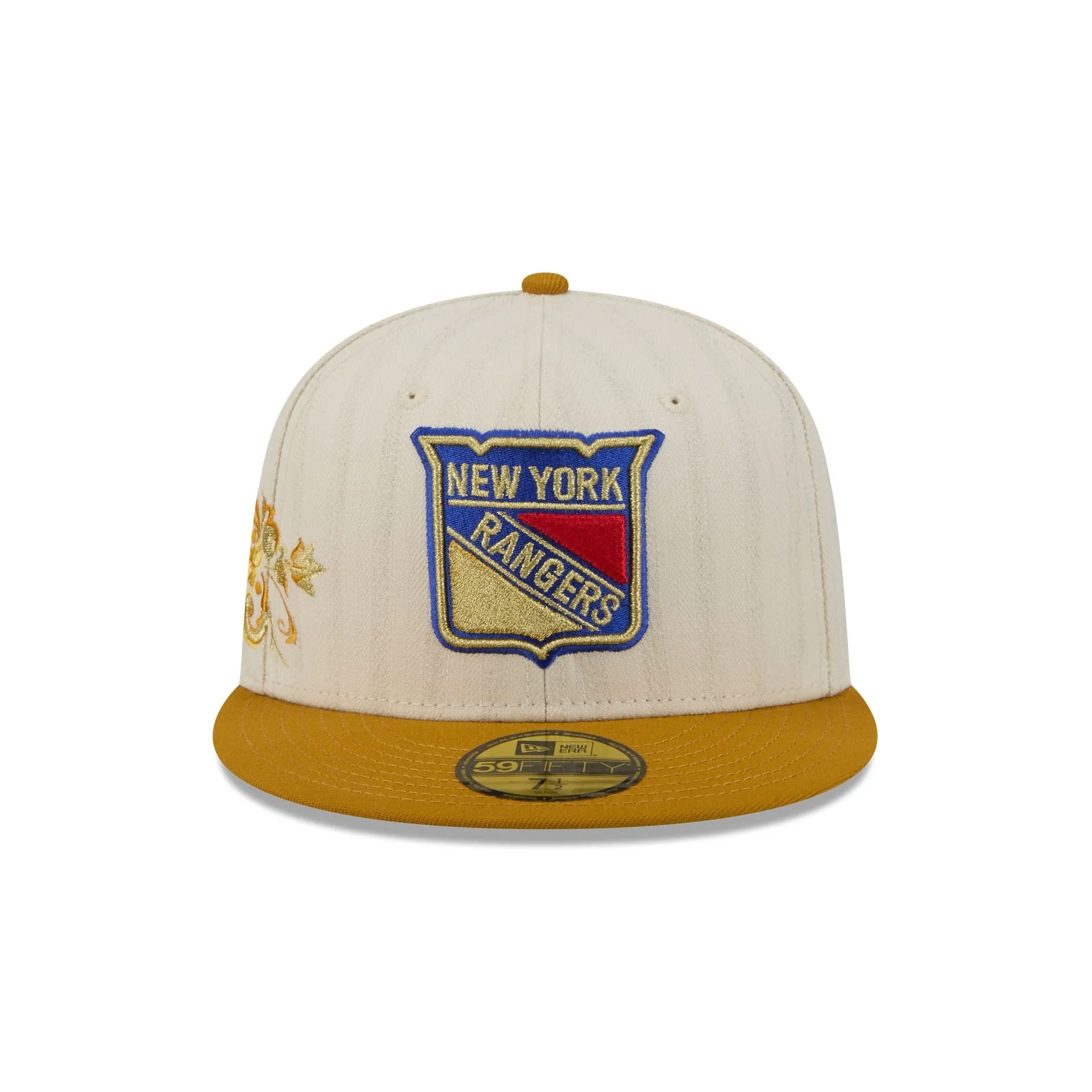 New York Rangers Chrome Herringbone 59FIFTY Fitted Hat sold by New Era product image thumbnail 2