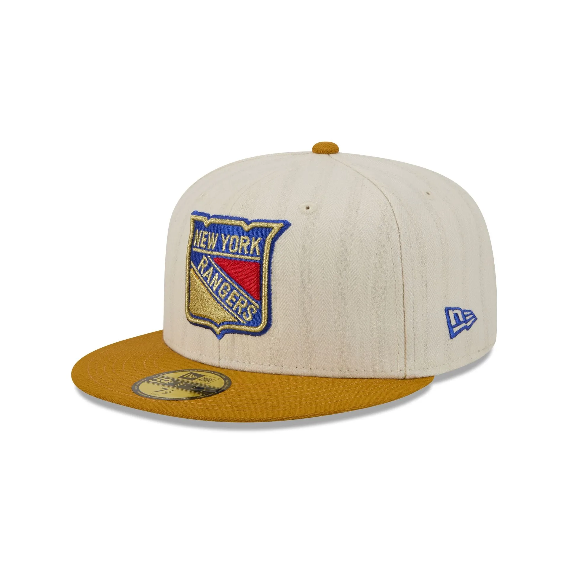 New York Rangers Chrome Herringbone 59FIFTY Fitted Hat sold by New Era product image thumbnail 3