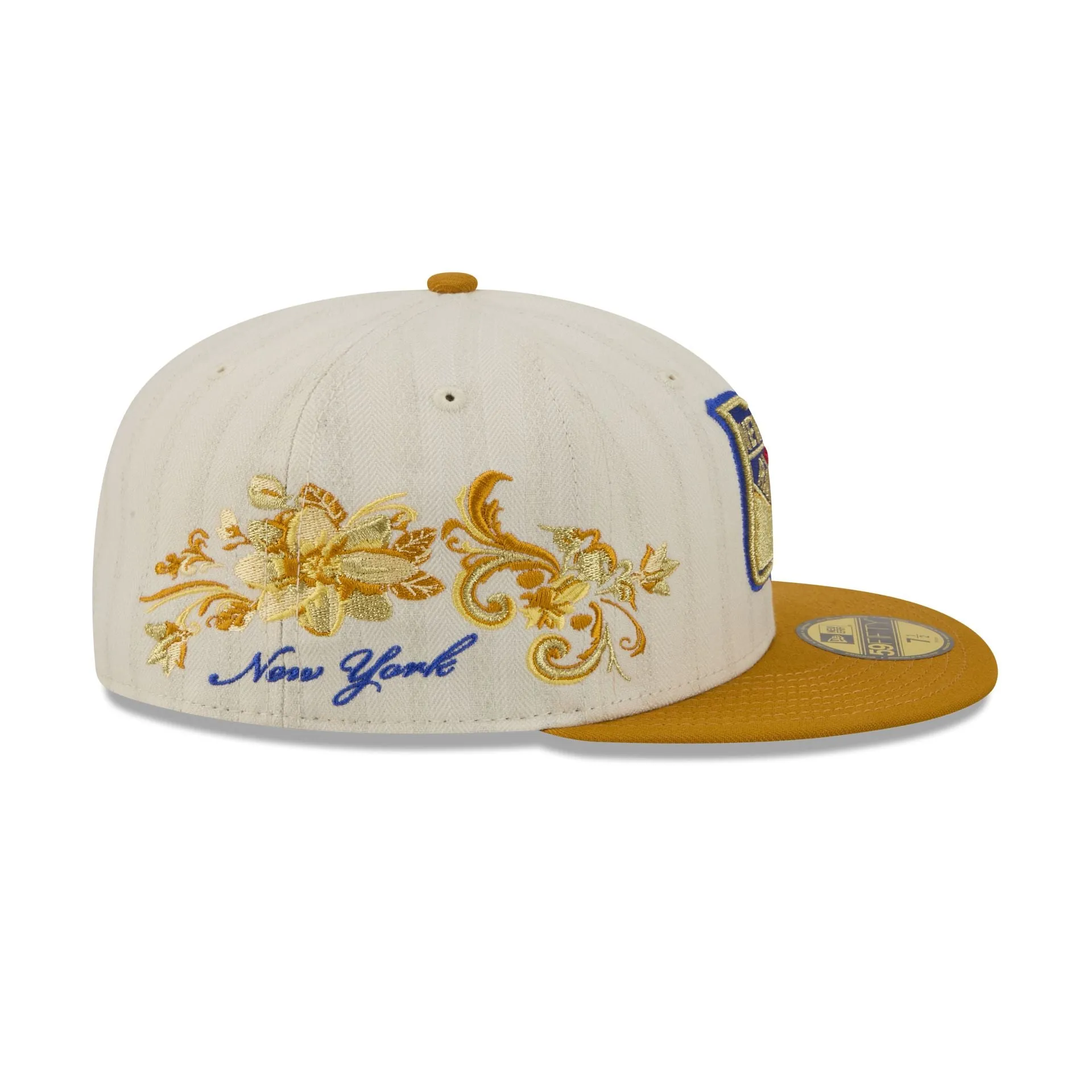 New York Rangers Chrome Herringbone 59FIFTY Fitted Hat sold by New Era product image thumbnail 4