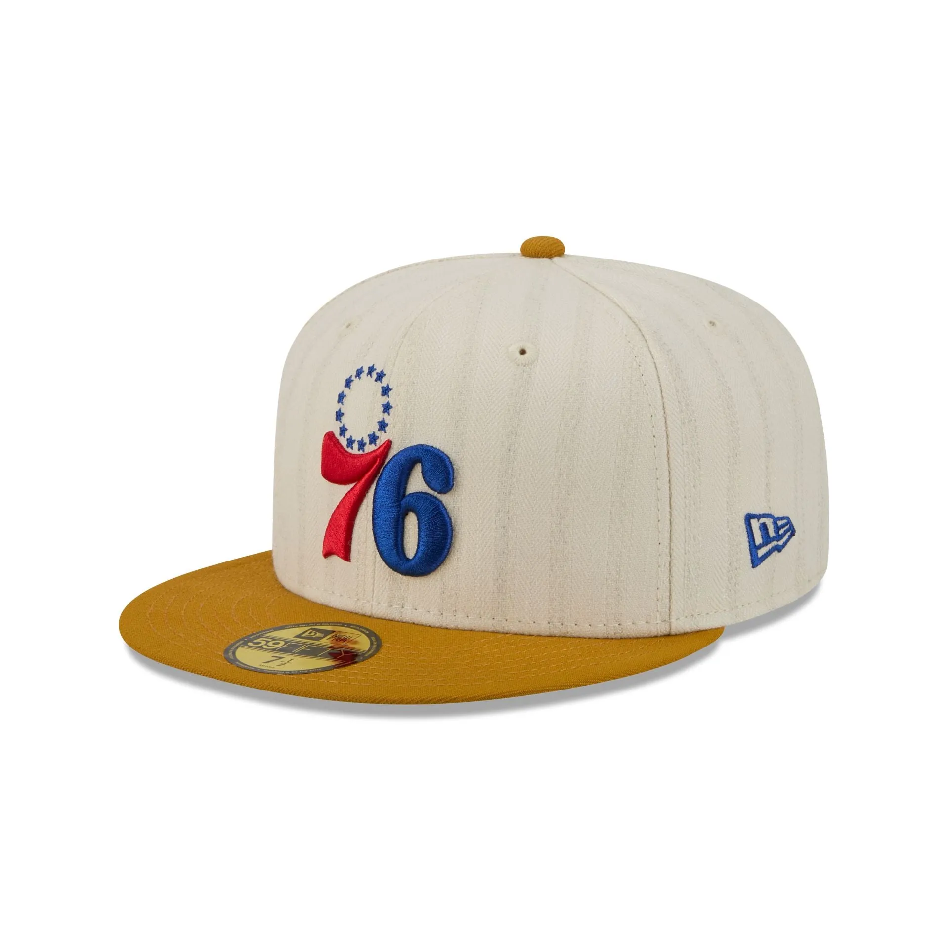 Philadelphia 76ers Chrome Herringbone 59FIFTY Fitted Hat sold by New Era product image thumbnail 3