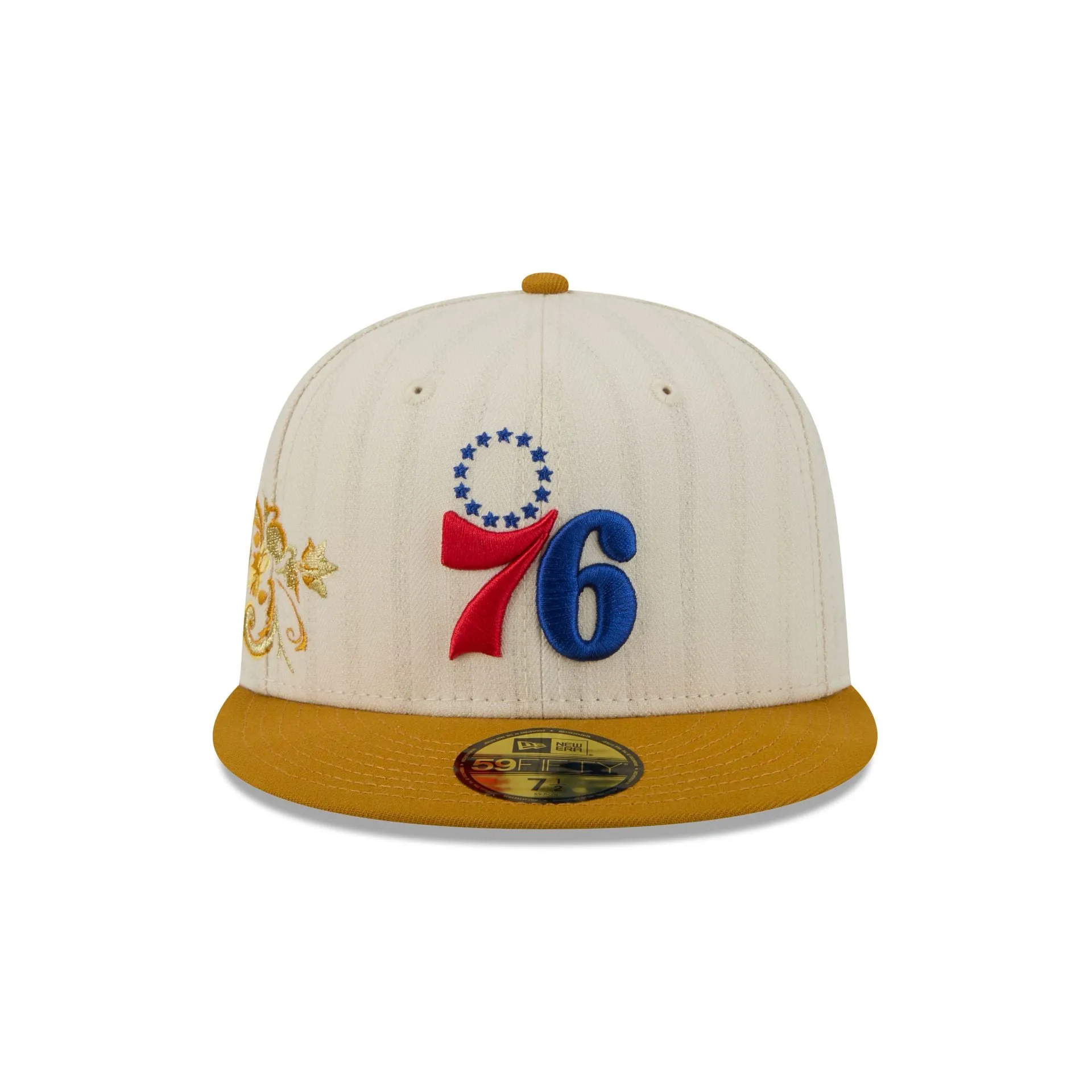 Philadelphia 76ers Chrome Herringbone 59FIFTY Fitted Hat sold by New Era product image thumbnail 2