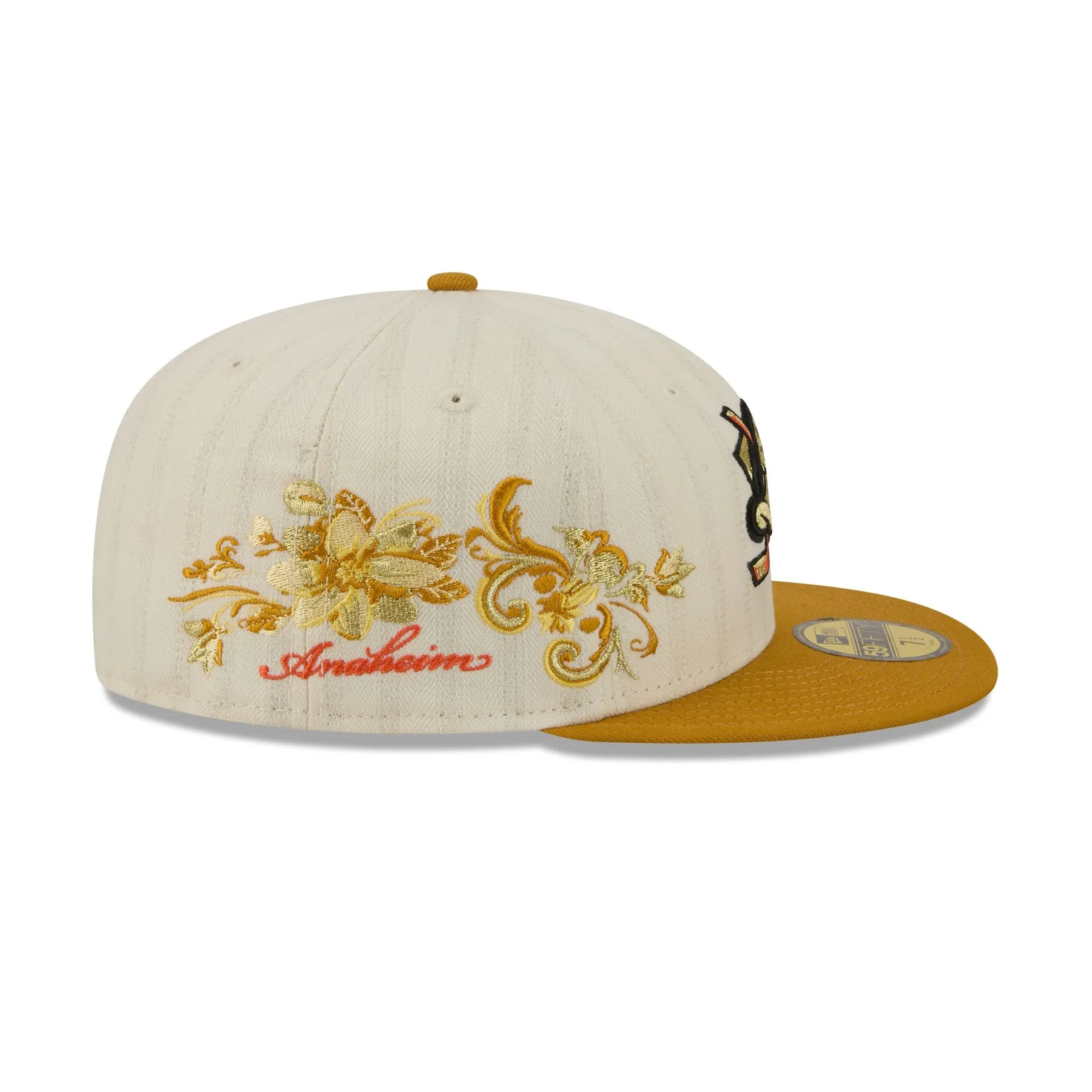 Anaheim Ducks Chrome Herringbone 59FIFTY Fitted Hat sold by New Era product image thumbnail 4