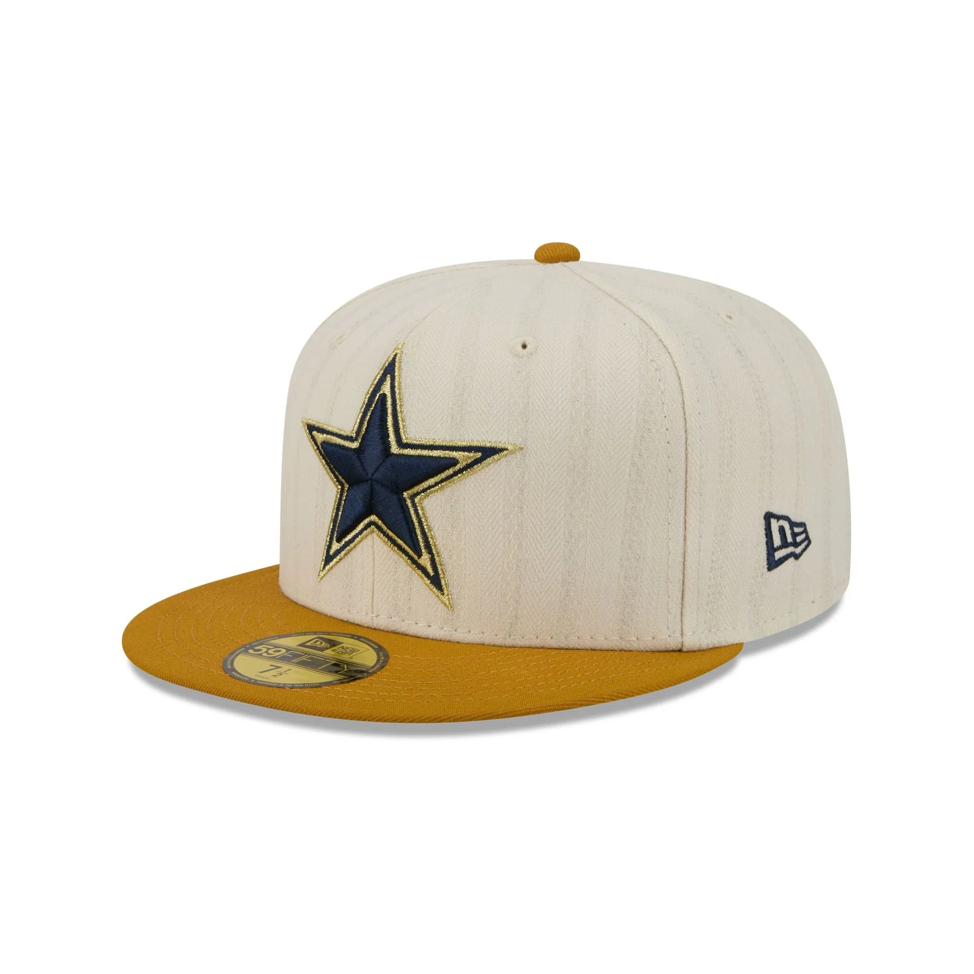 Dallas Cowboys Chrome Herringbone 59FIFTY Fitted Hat sold by New Era product image thumbnail 3