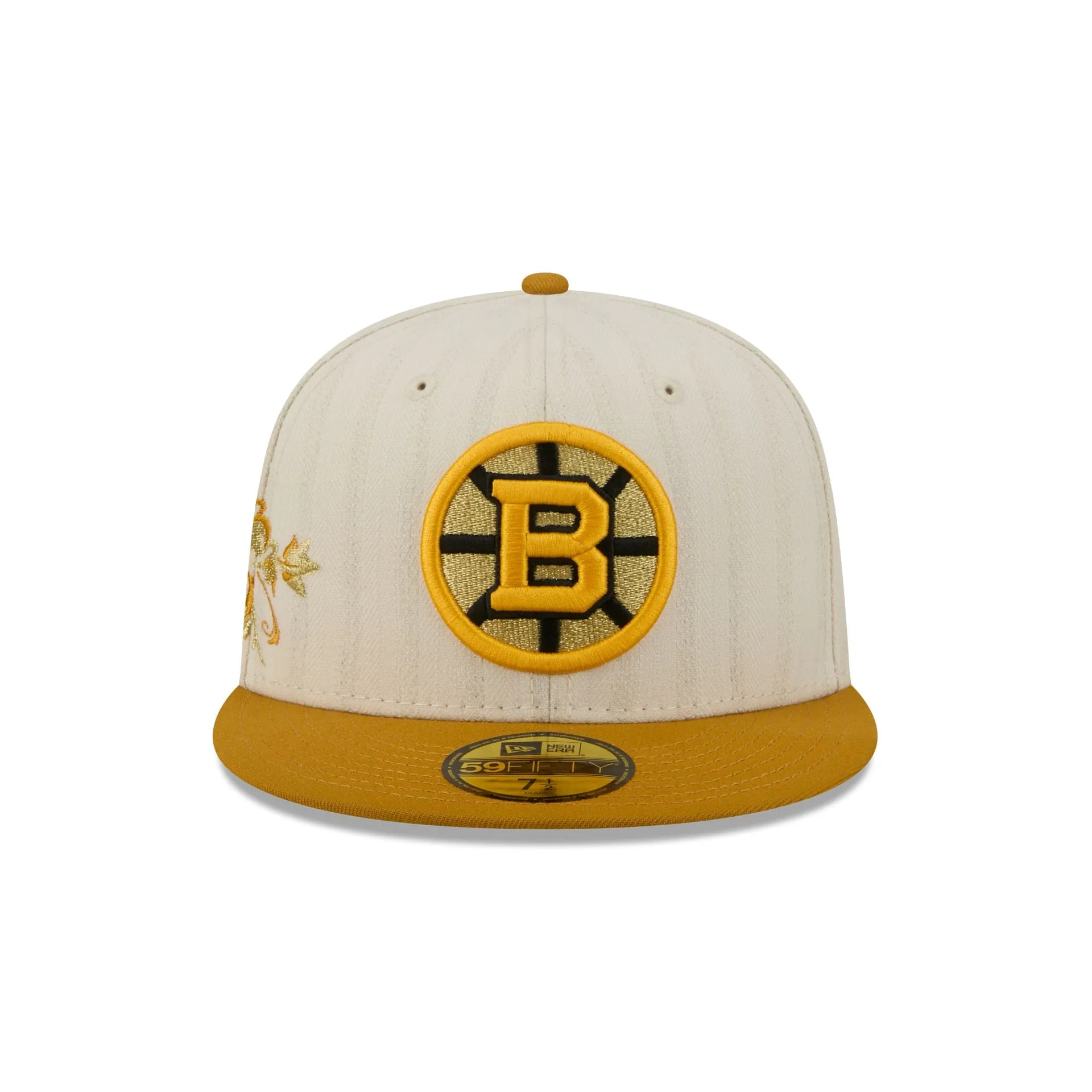 Boston Bruins Chrome Herringbone 59FIFTY Fitted Hat sold by New Era product image thumbnail 2