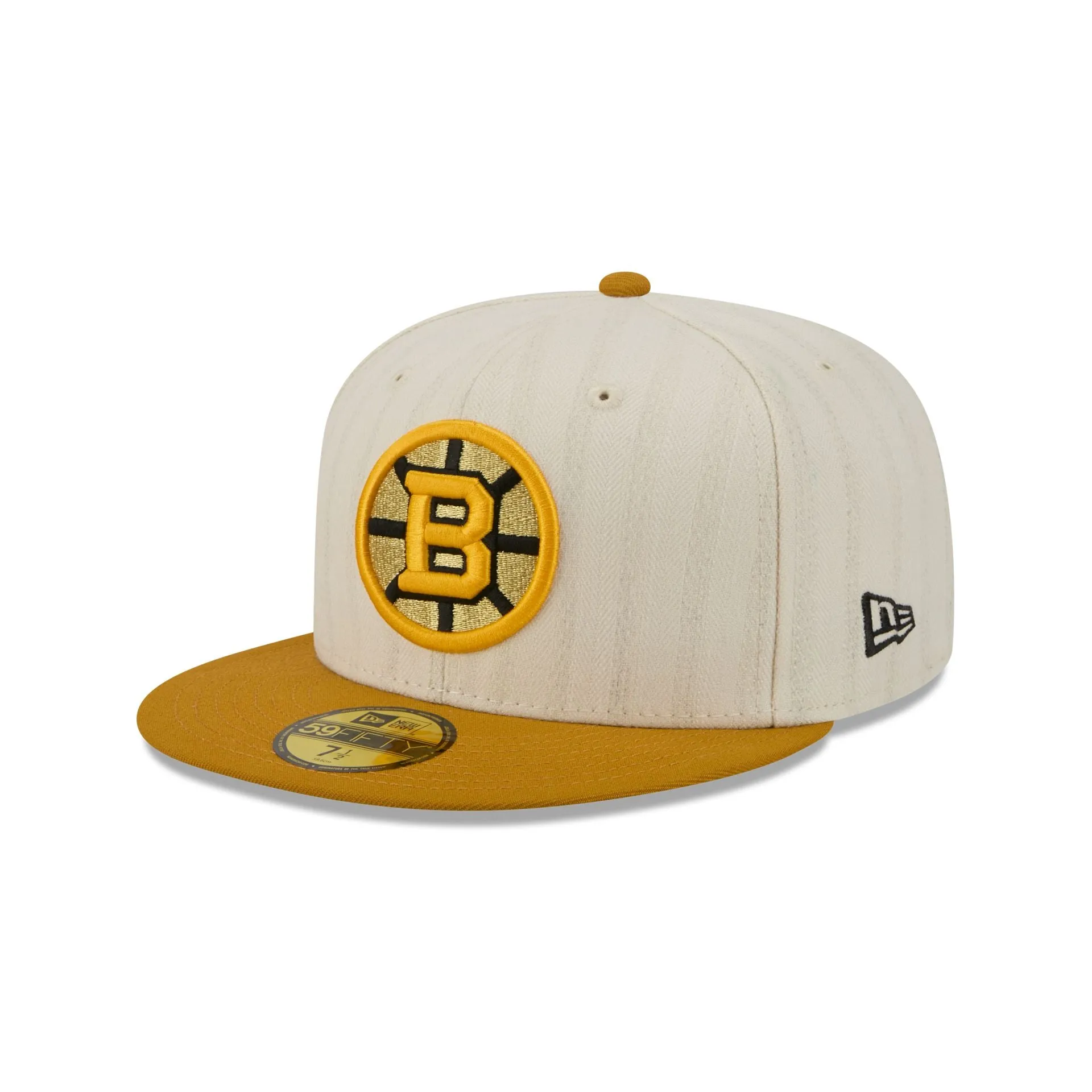 Boston Bruins Chrome Herringbone 59FIFTY Fitted Hat sold by New Era product image thumbnail 3