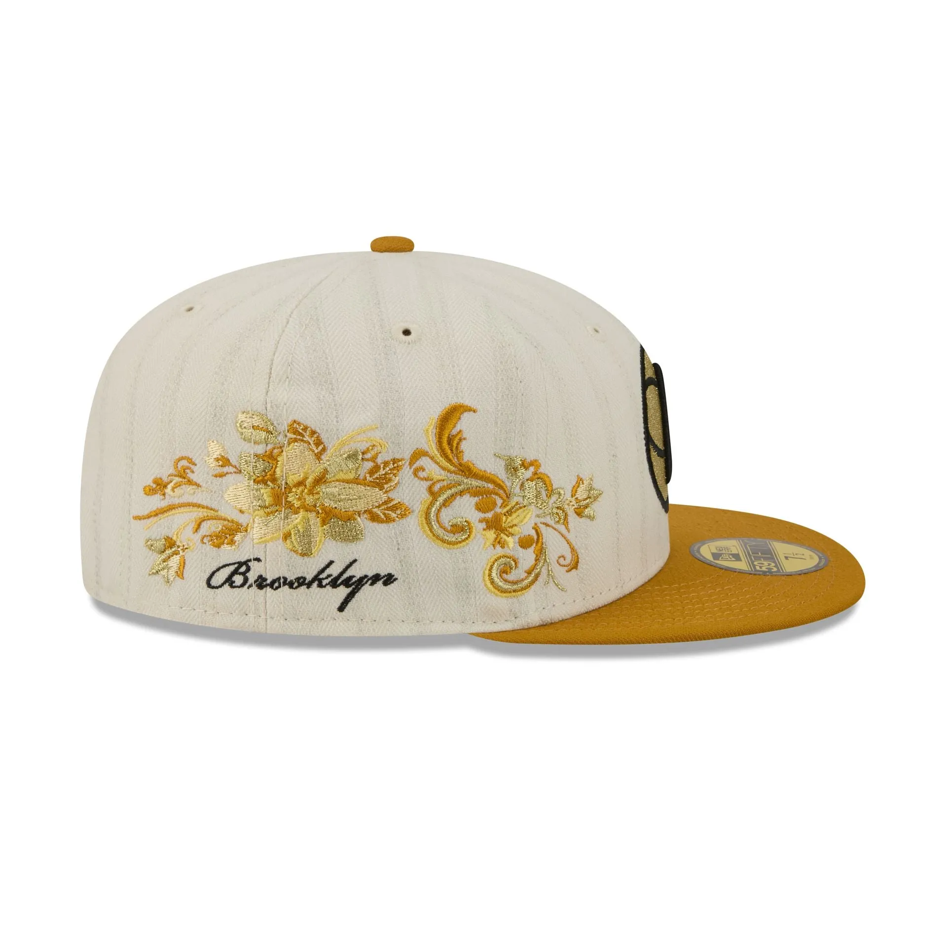 Brooklyn Nets Chrome Herringbone 59FIFTY Fitted Hat sold by New Era product image thumbnail 4