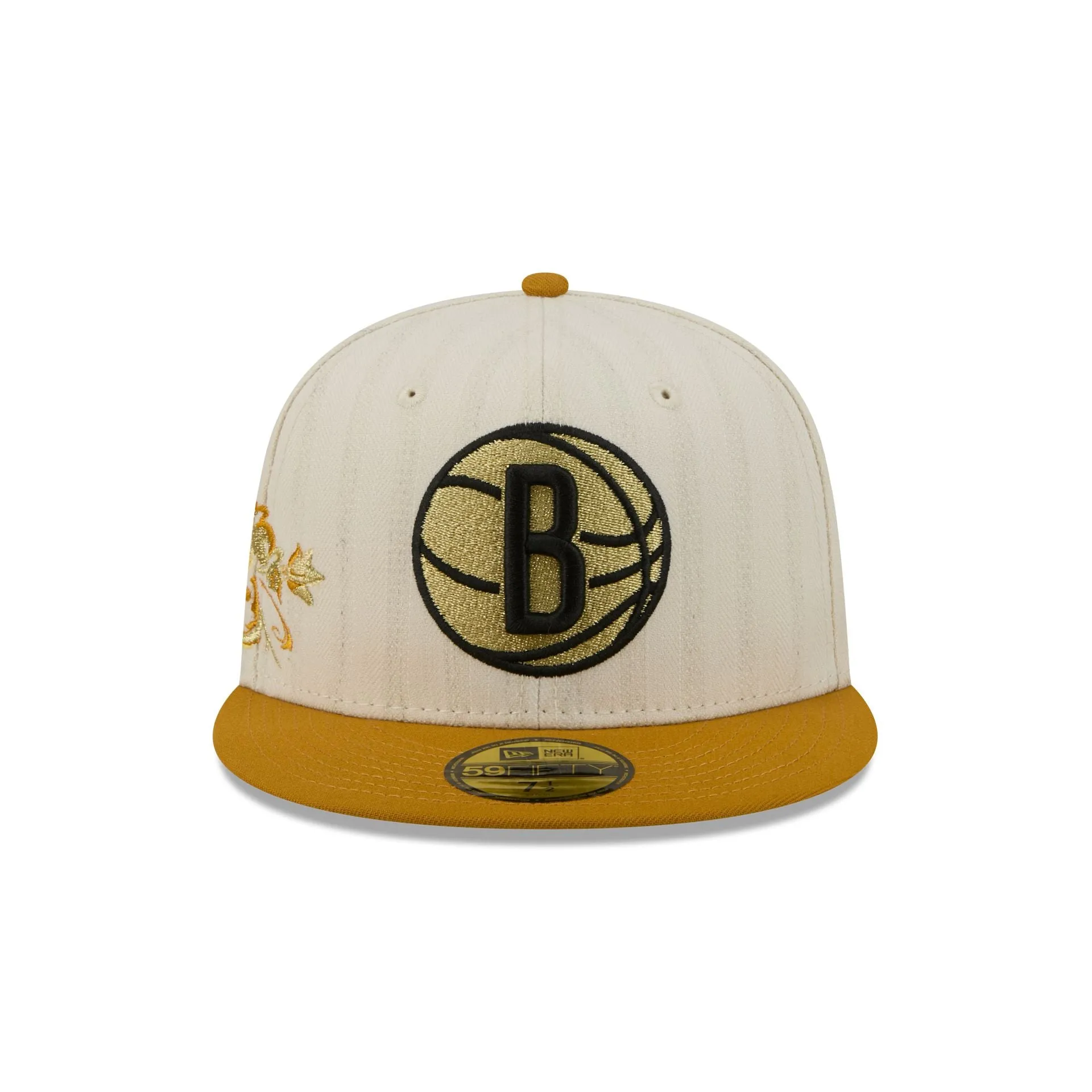 Brooklyn Nets Chrome Herringbone 59FIFTY Fitted Hat sold by New Era product image thumbnail 2