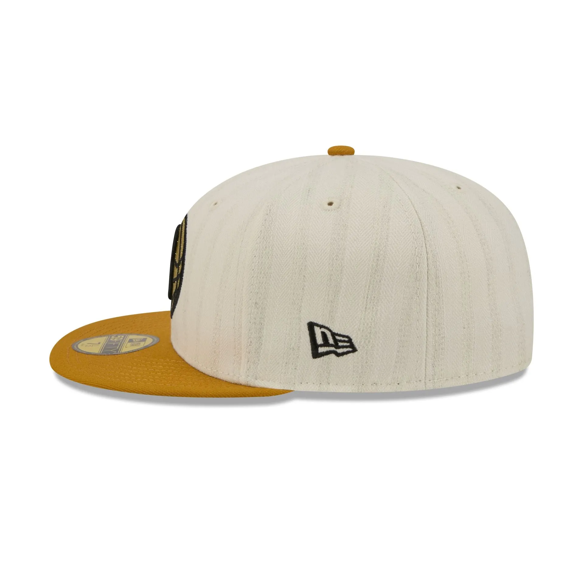 Brooklyn Nets Chrome Herringbone 59FIFTY Fitted Hat sold by New Era product image thumbnail 5