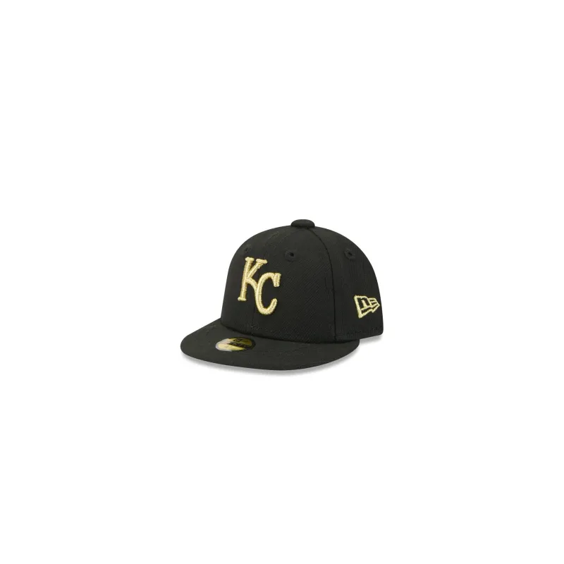 Kansas City Royals Gold Logo Mini 59FIFTY Fitted Hat made by New Era