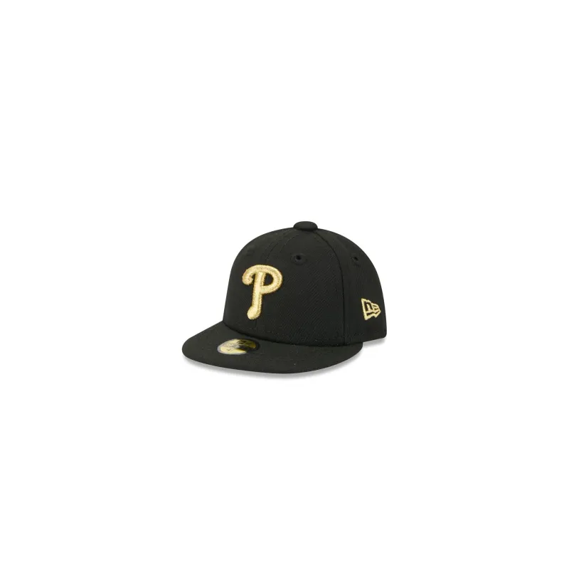 Philadelphia Phillies Gold Logo Mini 59FIFTY Fitted Hat made by New Era