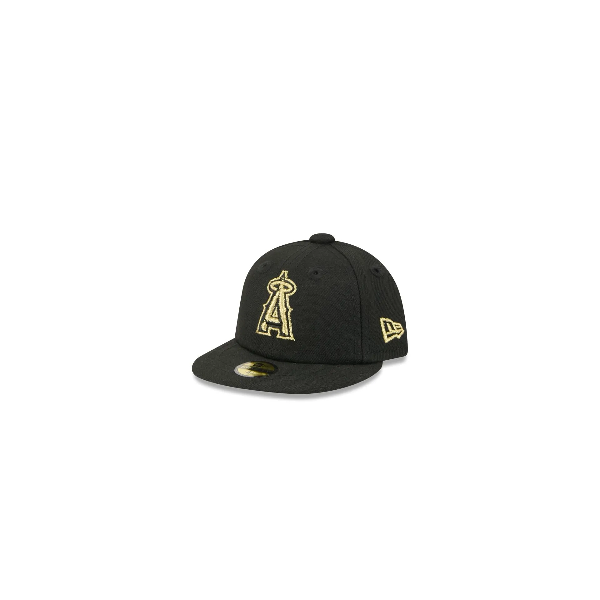 Los Angeles Angels Gold Logo Mini 59FIFTY Fitted Hat sold by New Era