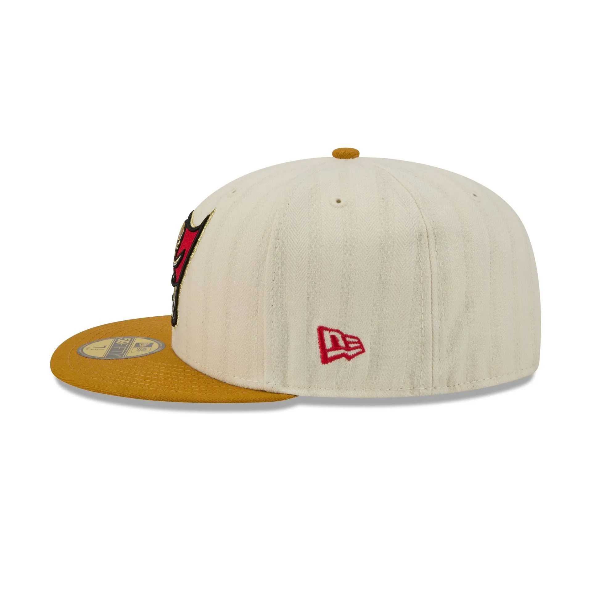 Tampa Bay Buccaneers Chrome Herringbone 59FIFTY Fitted Hat sold by New Era product image thumbnail 5