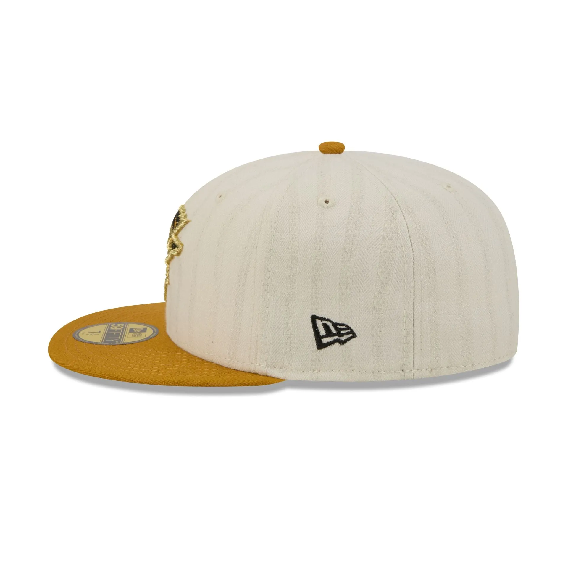Pittsburgh Penguins Chrome Herringbone 59FIFTY Fitted Hat sold by New Era product image thumbnail 5
