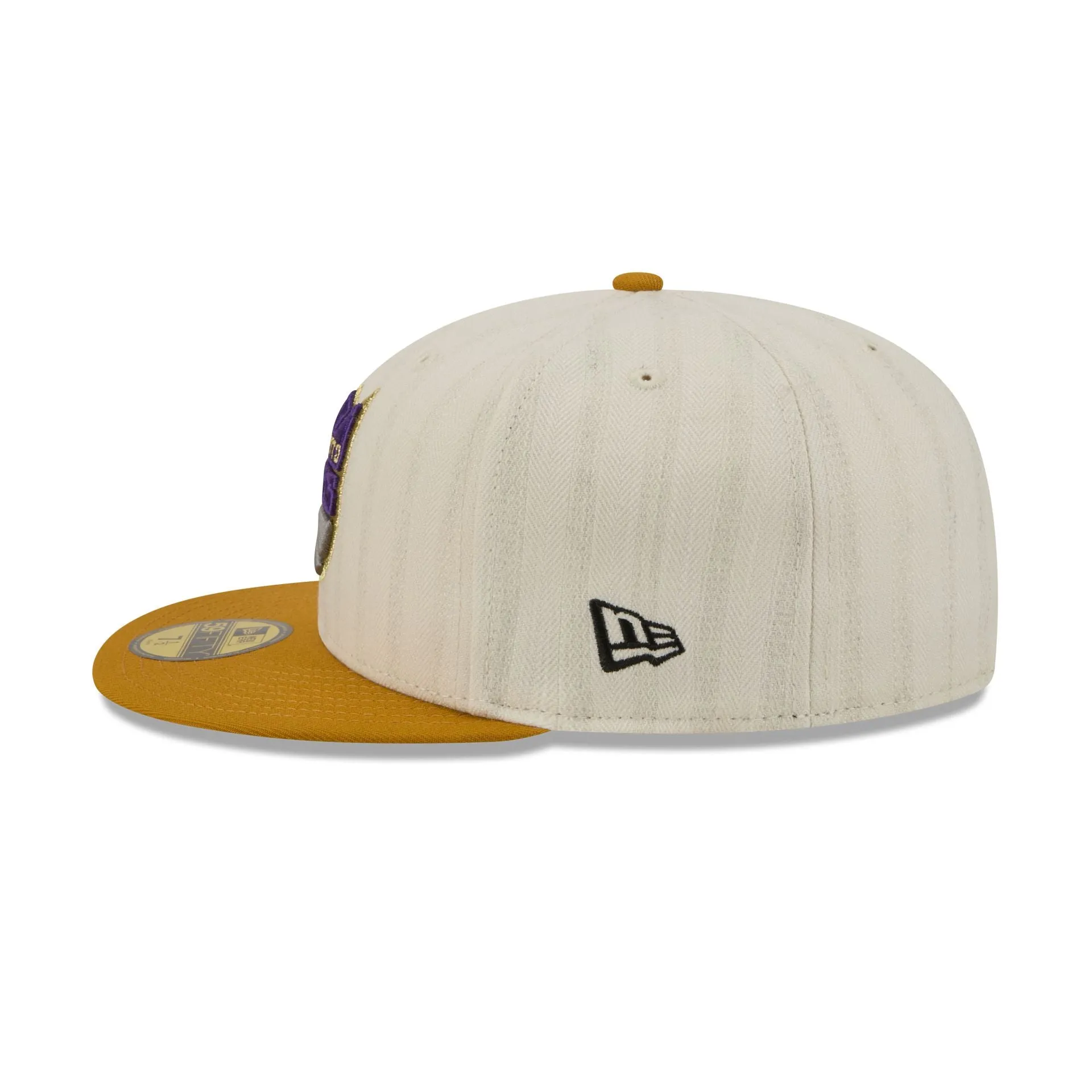 Sacramento Kings Chrome Herringbone 59FIFTY Fitted Hat sold by New Era product image thumbnail 5