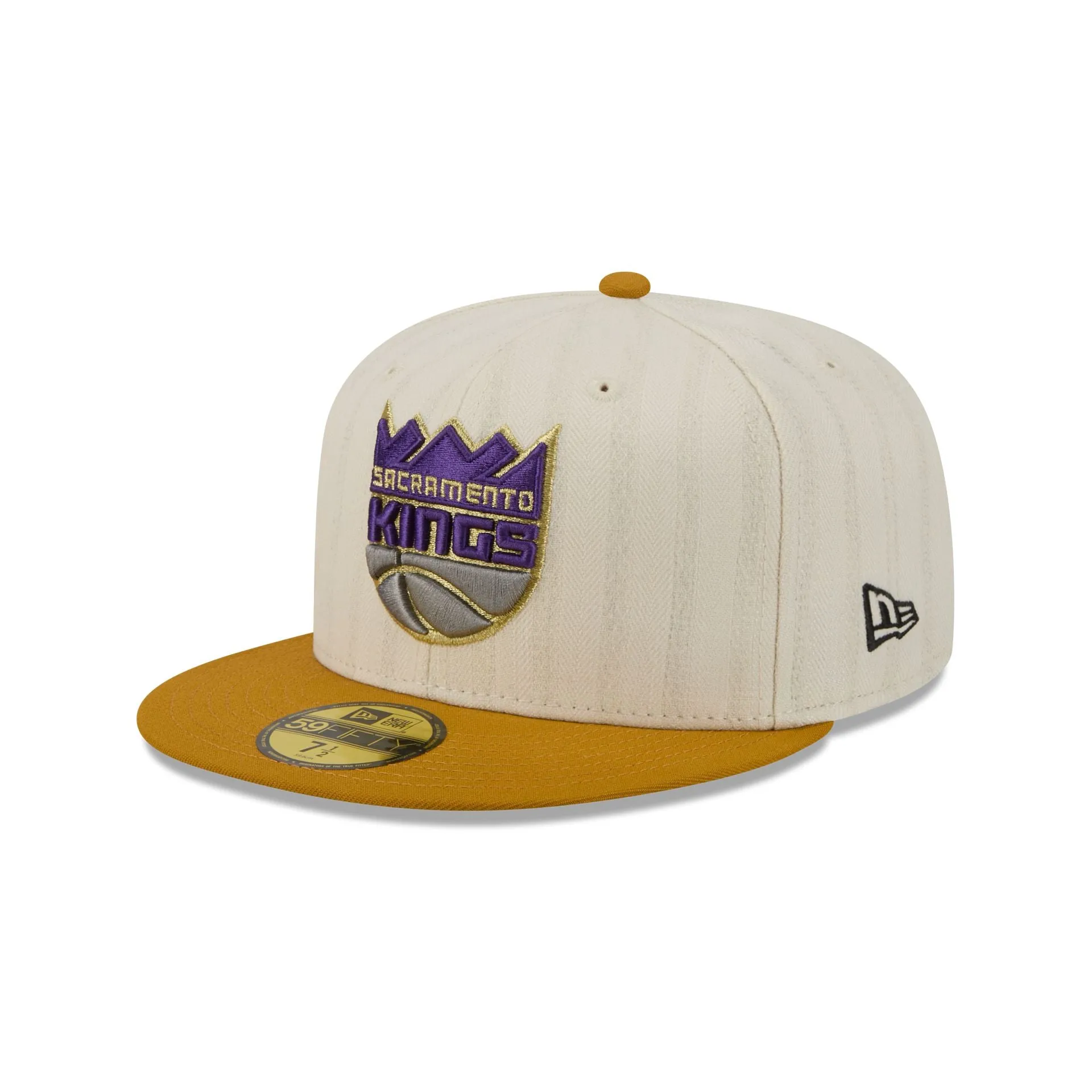 Sacramento Kings Chrome Herringbone 59FIFTY Fitted Hat sold by New Era product image thumbnail 3