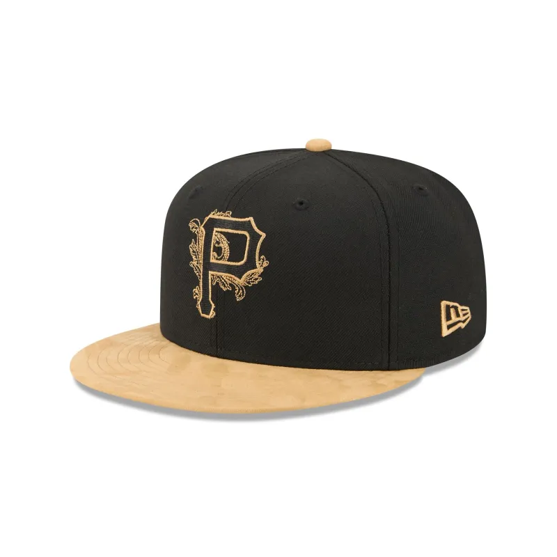 Pittsburgh Pirates Black Wool 59FIFTY Fitted Hat made by New Era