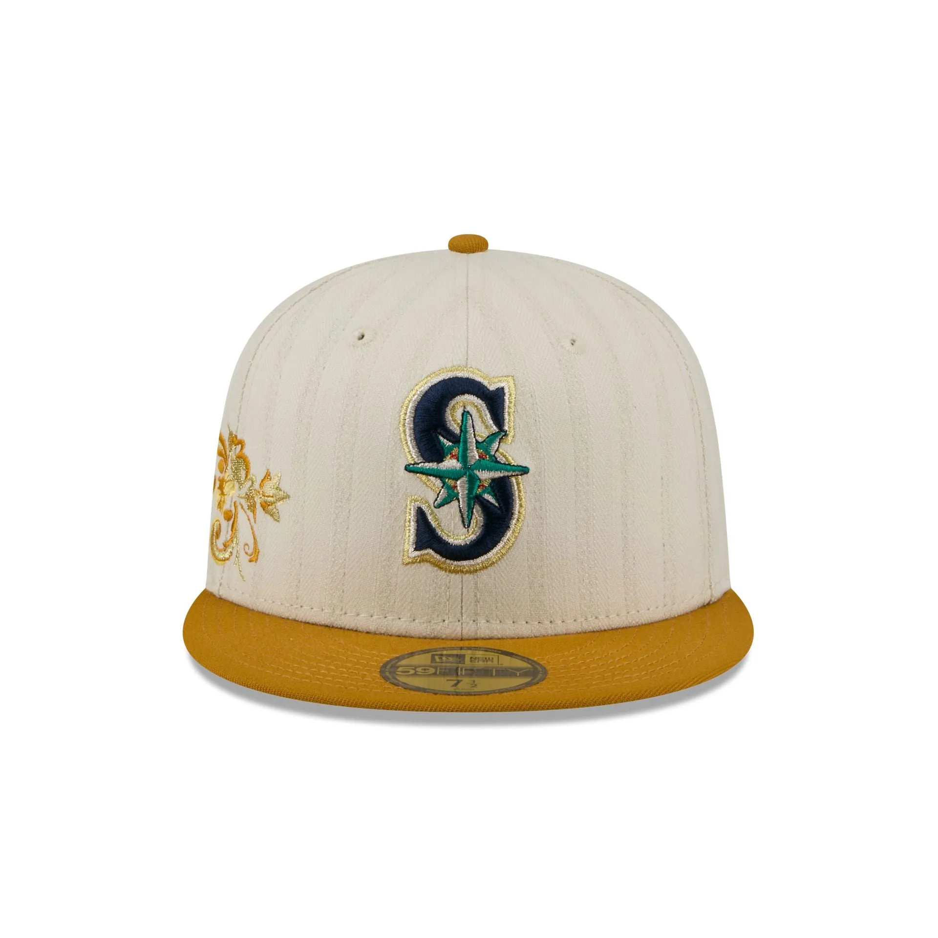 Seattle Mariners Chrome Herringbone 59FIFTY Fitted Hat sold by New Era product image thumbnail 2