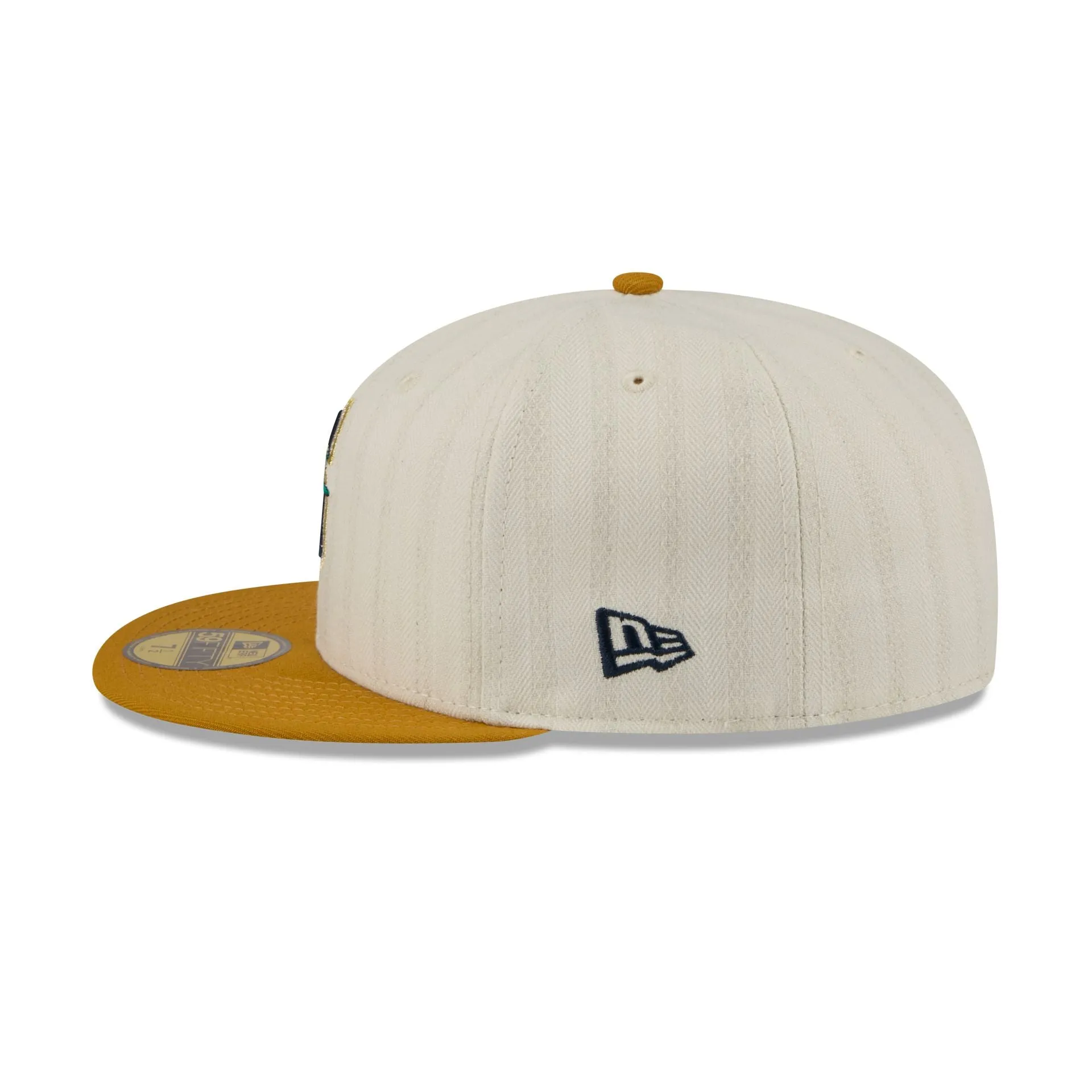 Seattle Mariners Chrome Herringbone 59FIFTY Fitted Hat sold by New Era product image thumbnail 5