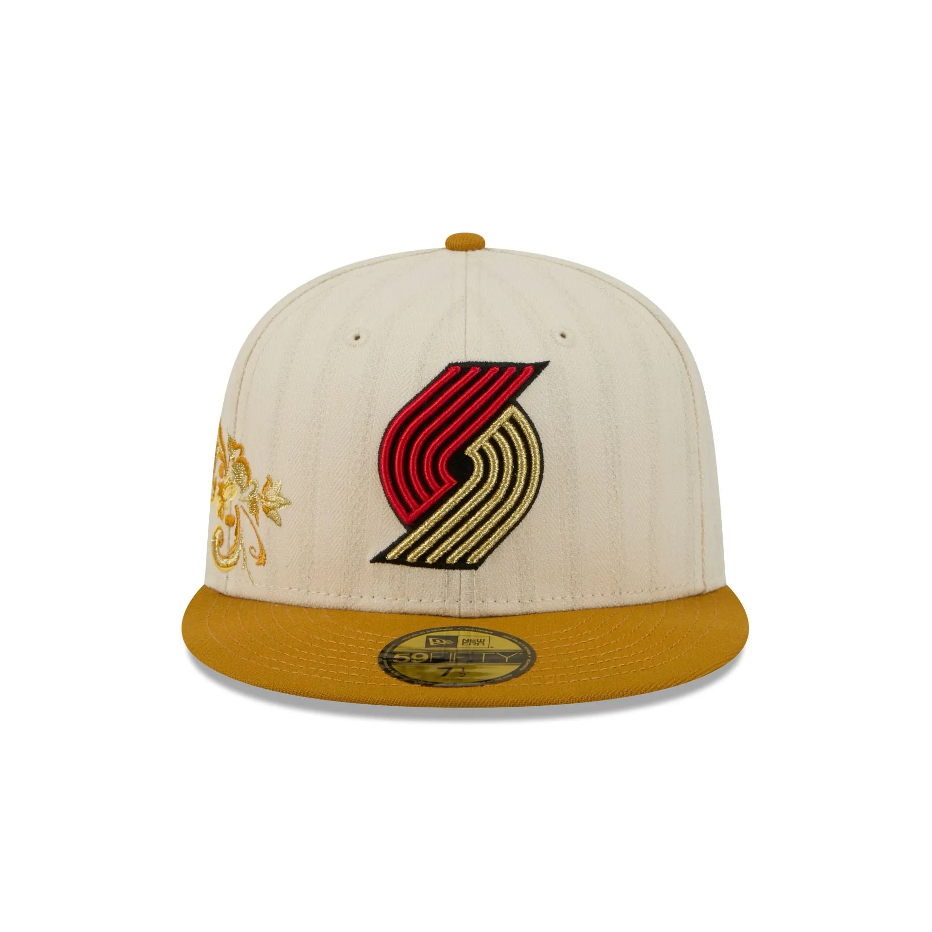 Portland Trail Blazers Chrome Herringbone 59FIFTY Fitted Hat sold by New Era product image thumbnail 2