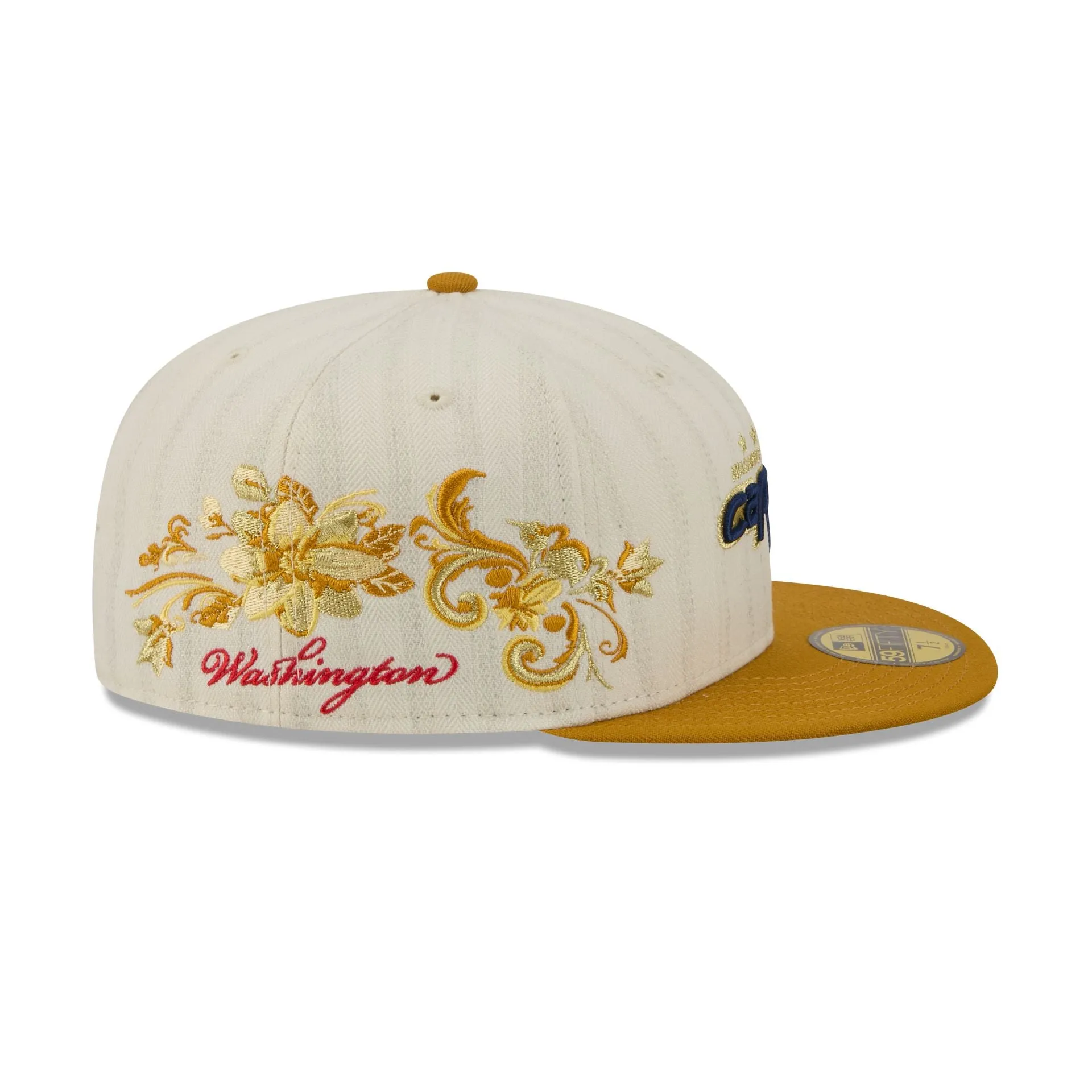 Washington Capitals Chrome Herringbone 59FIFTY Fitted Hat sold by New Era product image thumbnail 4