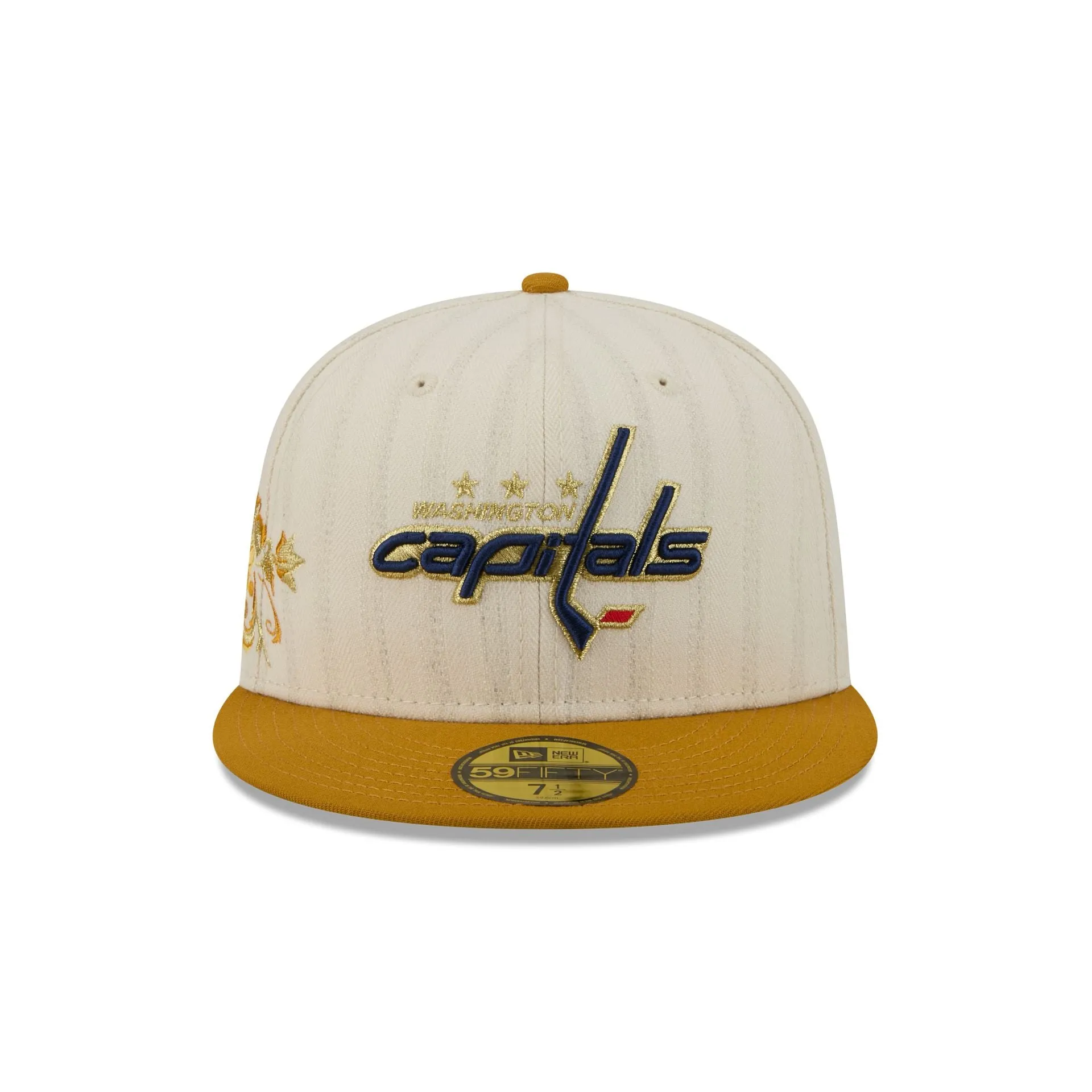 Washington Capitals Chrome Herringbone 59FIFTY Fitted Hat sold by New Era product image thumbnail 2