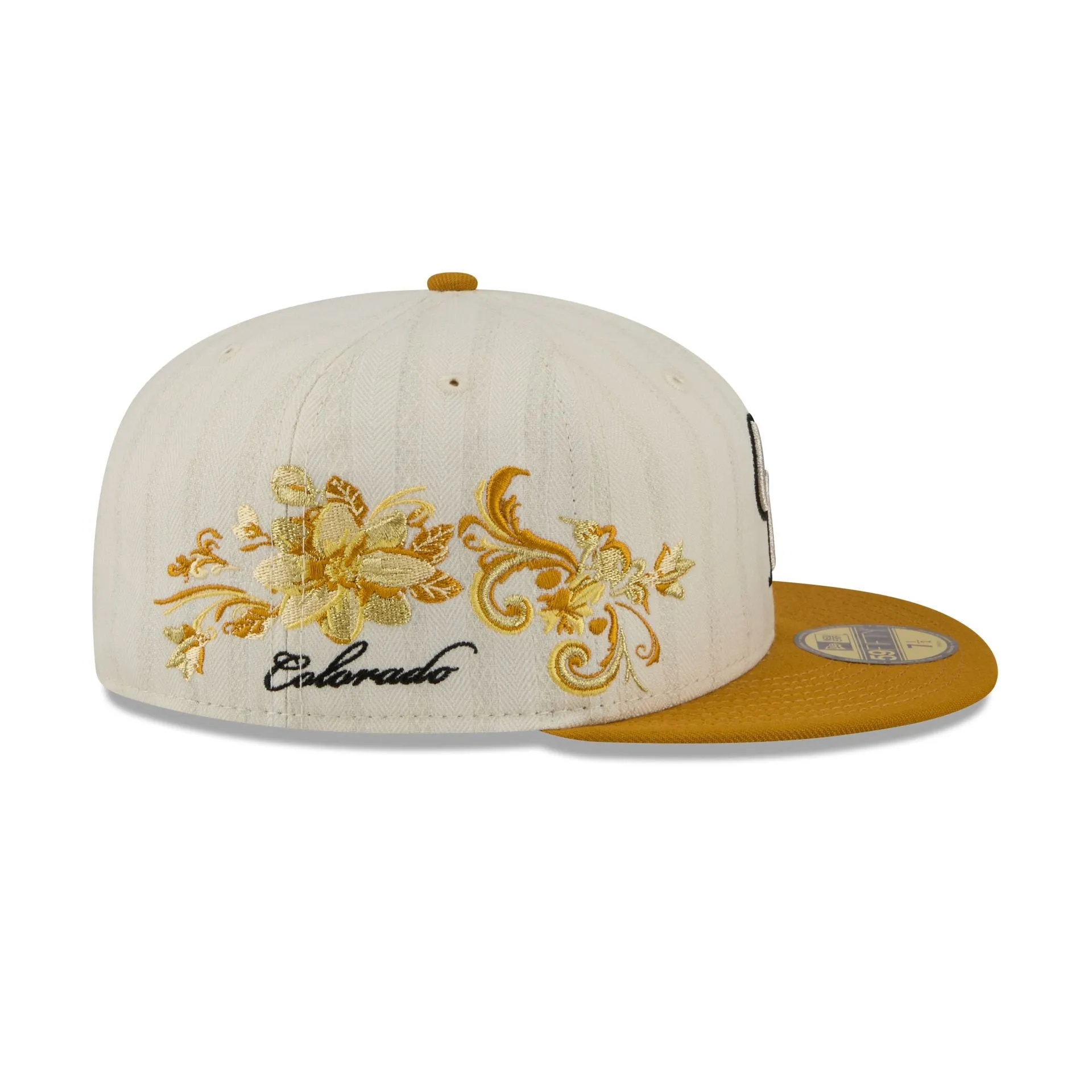 Colorado Rockies Chrome Herringbone 59FIFTY Fitted Hat sold by New Era product image thumbnail 4