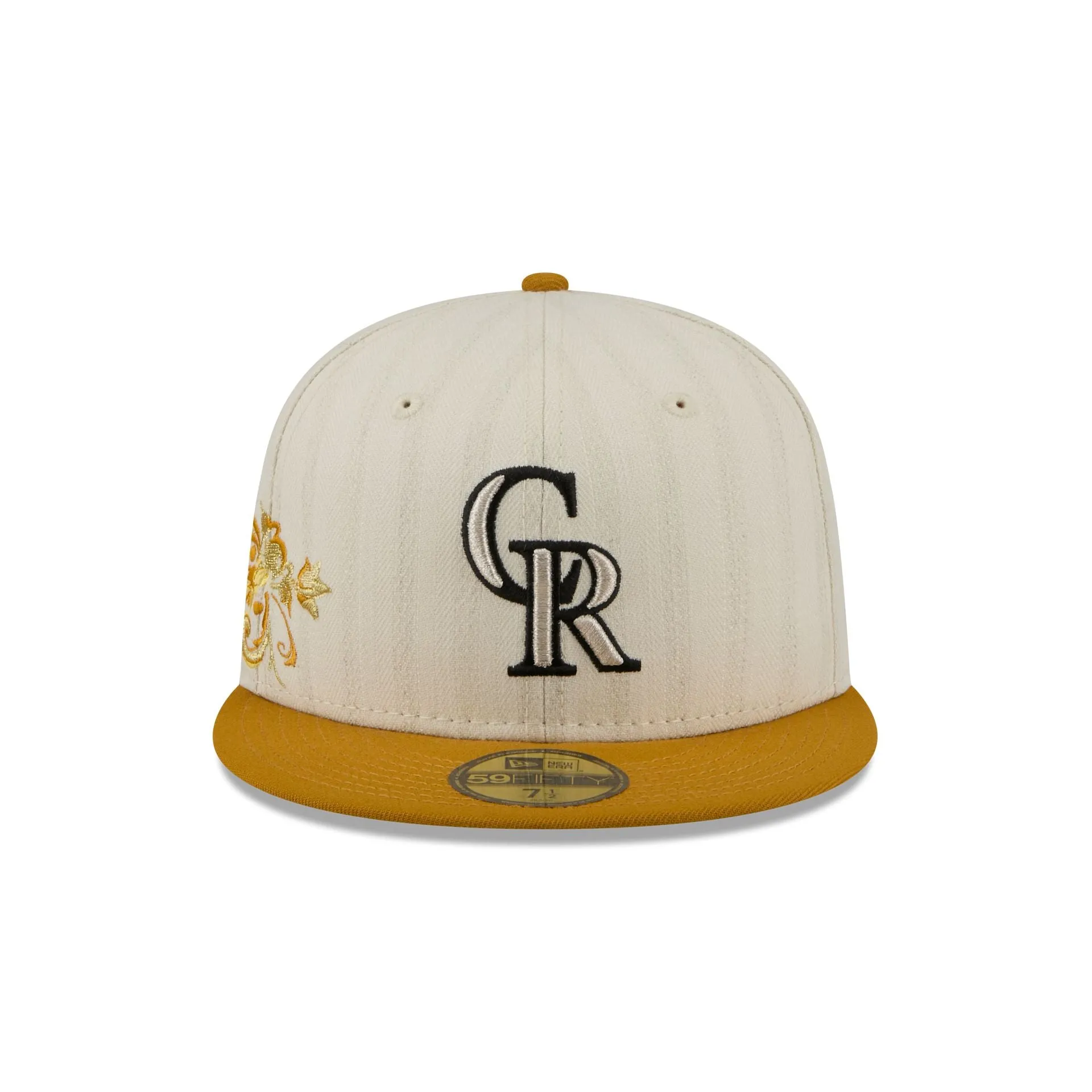 Colorado Rockies Chrome Herringbone 59FIFTY Fitted Hat sold by New Era product image thumbnail 2